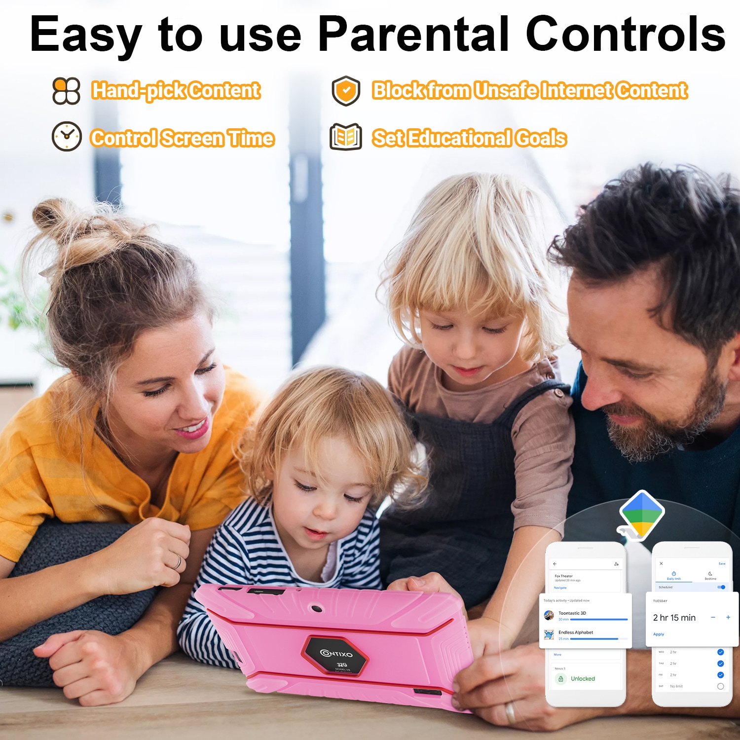 Contixo V8-2 PINK tablets - View #9