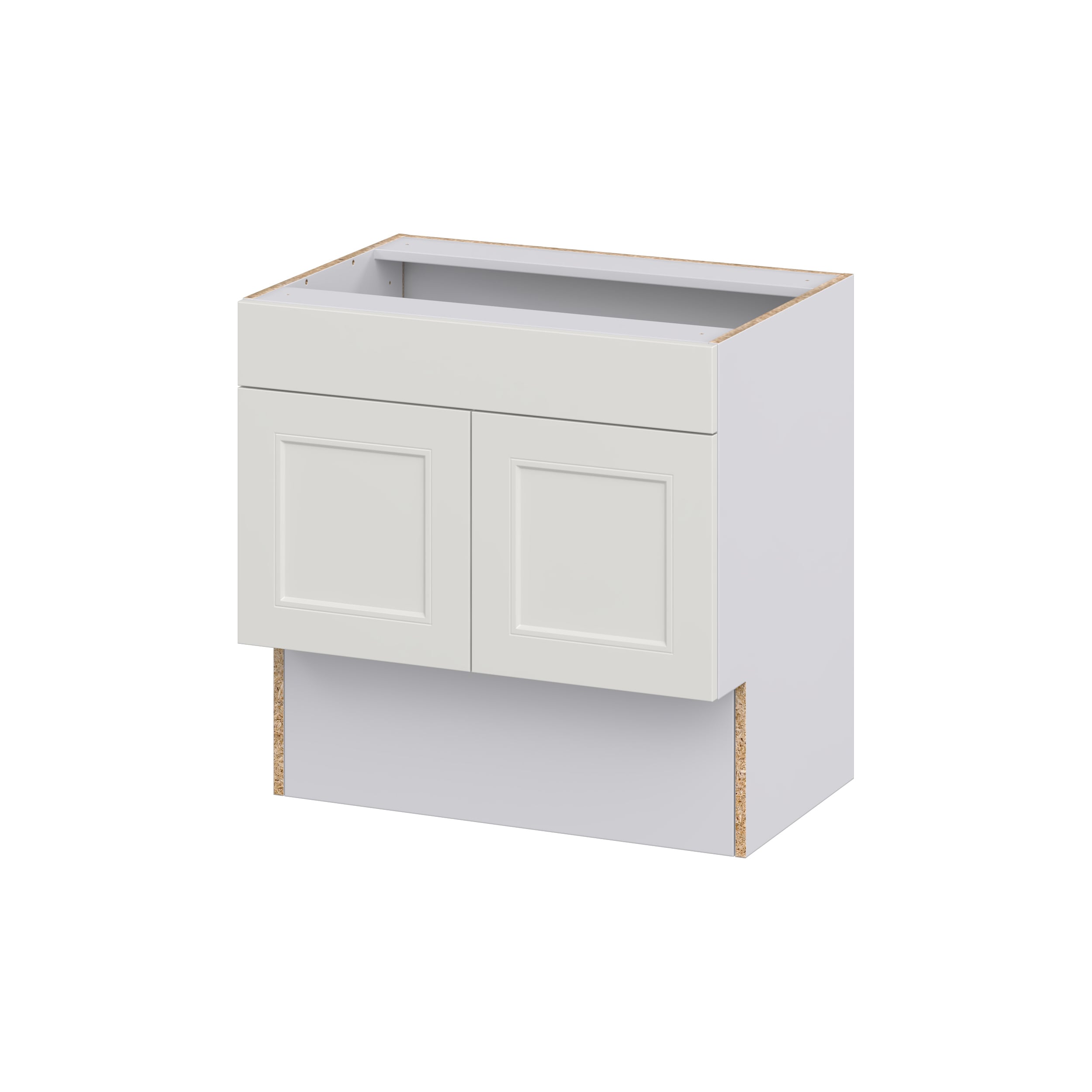 Hugo&Borg Charlesberg 30-in W x 30-in H x 21-in D Gray Base Fully Assembled Cabinet (Recessed Panel Shaker Door Style)