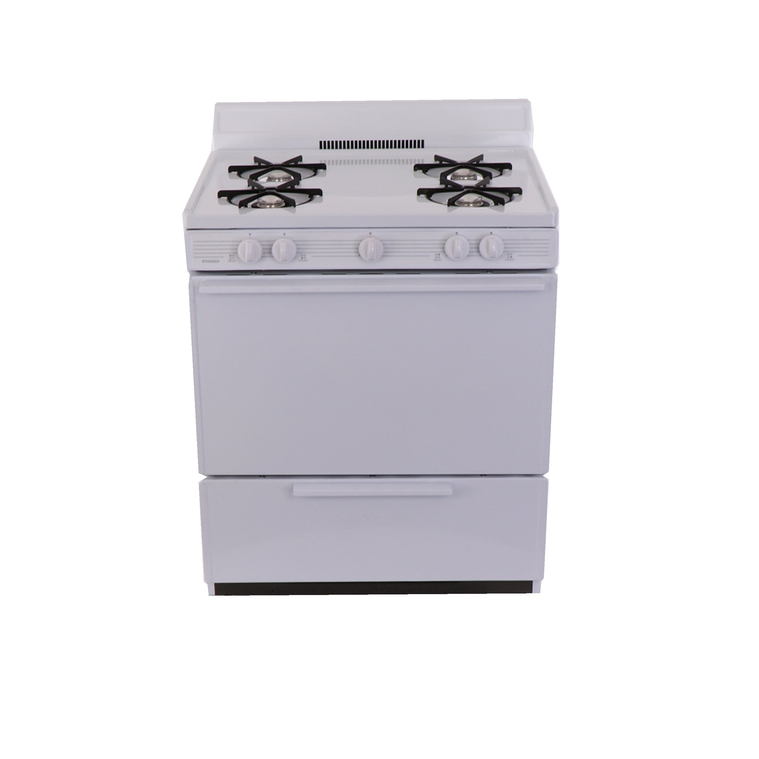 Get the Premium 30” FORTÉ Freestanding Gas Range in White