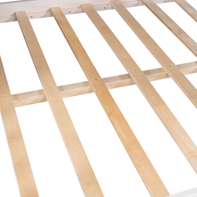 CASAINC Bunk bed White Full Over Full Bunk Bed in the Bunk Beds ...