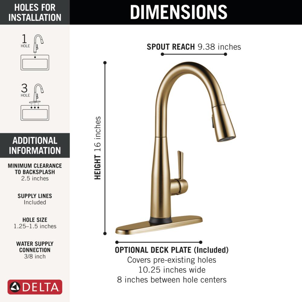 Delta 9113TLV-CZ-DST Kitchen-Faucets - View #7