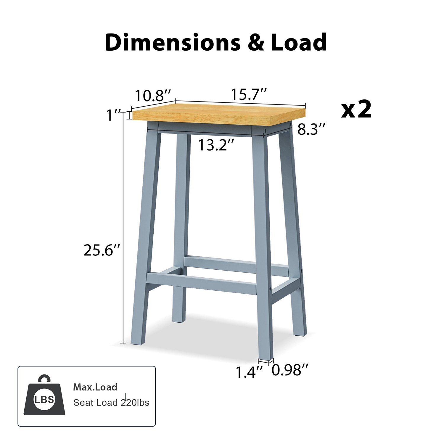 GZMR GZ-W22354 stools - View #7