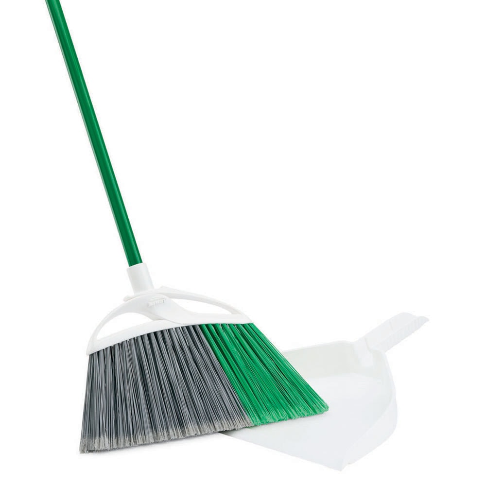 Libman Commercial 36 Smooth Surface Heavy-Duty Push Broom Black Bristles  3/Carton (850) 850003