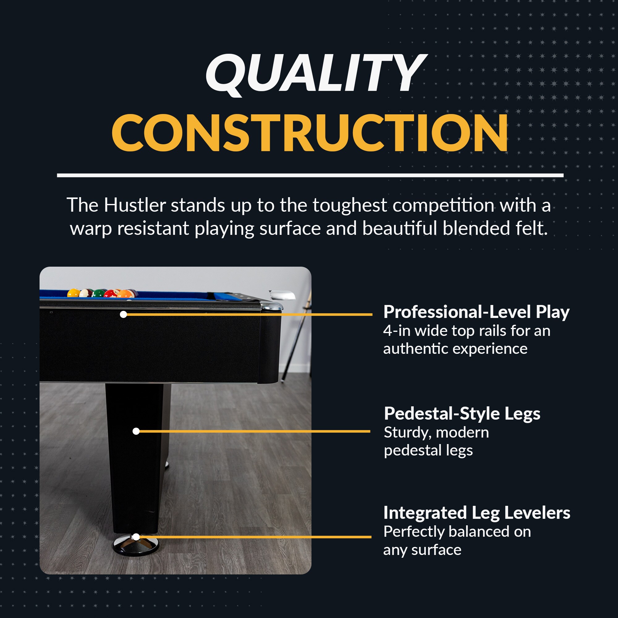 Hathaway BG2520PB Pool-Table - View #3
