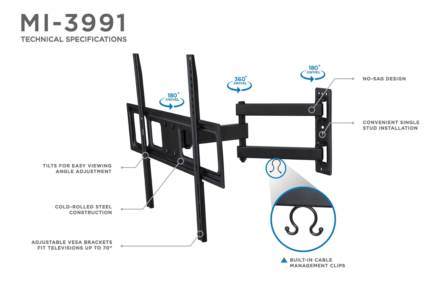 Mount-It! MI-3991L Tv-Mounts - View #8