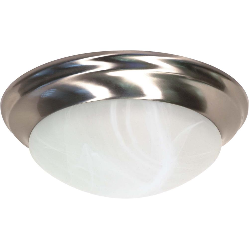  LW284 1-Light Brushed Nickel Flush Mount Light