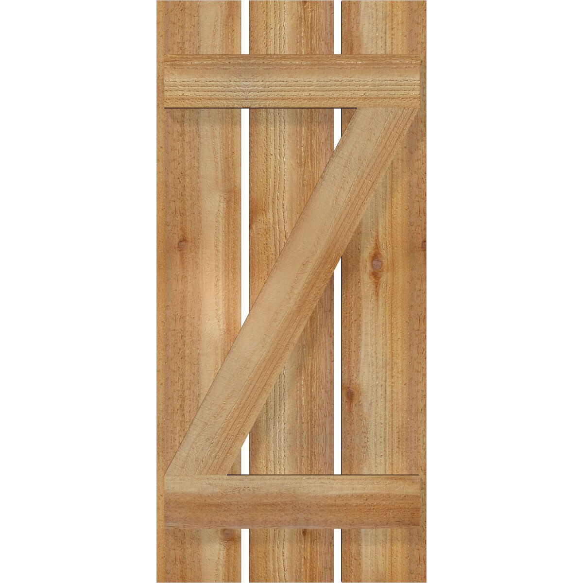 Ekena Millwork RBS06Z17X037RWR Exterior-Shutters - View #5