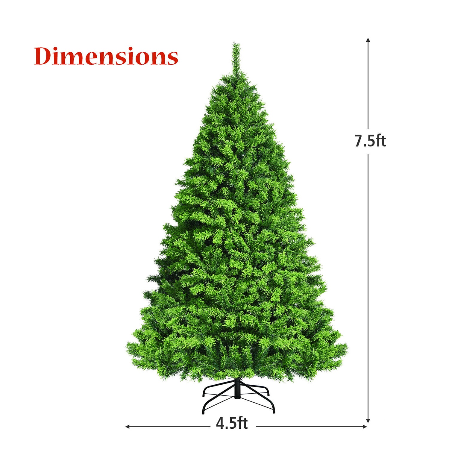 WELLFOR HYJ23579US Artificial-Christmas-Trees - View #7