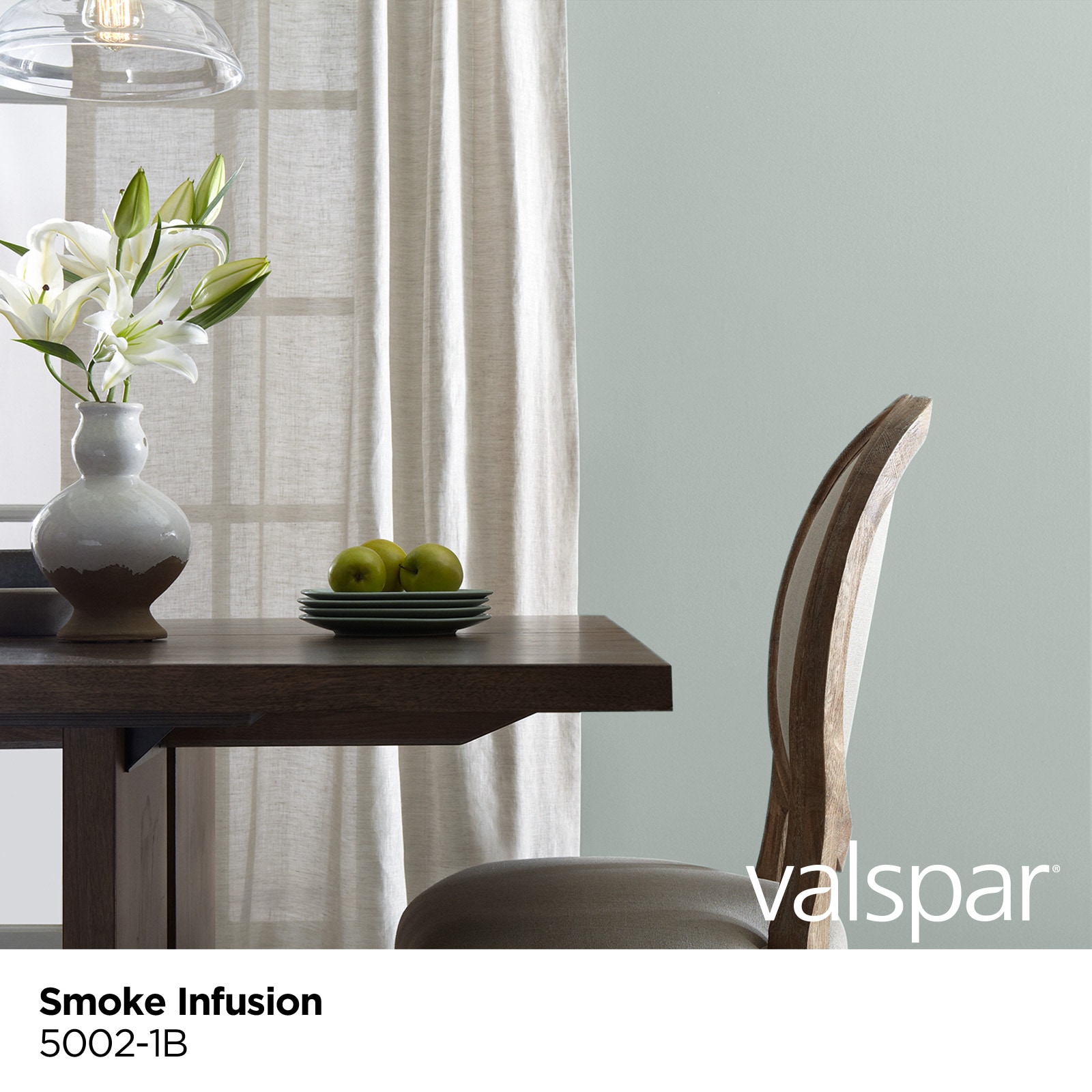 Valspar Reserve Eggshell Smoke Infusion 5002-1b Latex Interior Paint ...