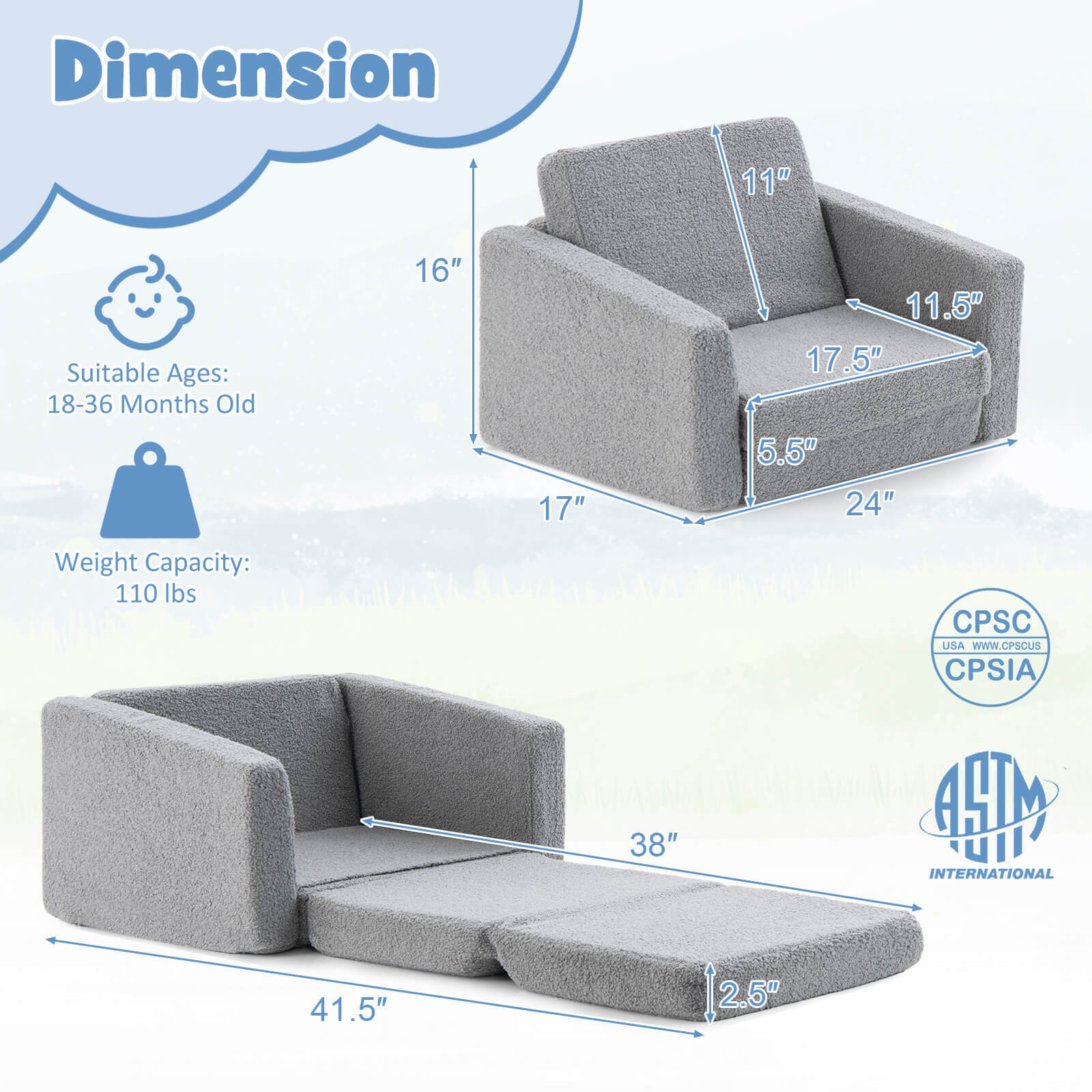 Slickblue D-CO-RG81201YH Kids-Chairs - View #4