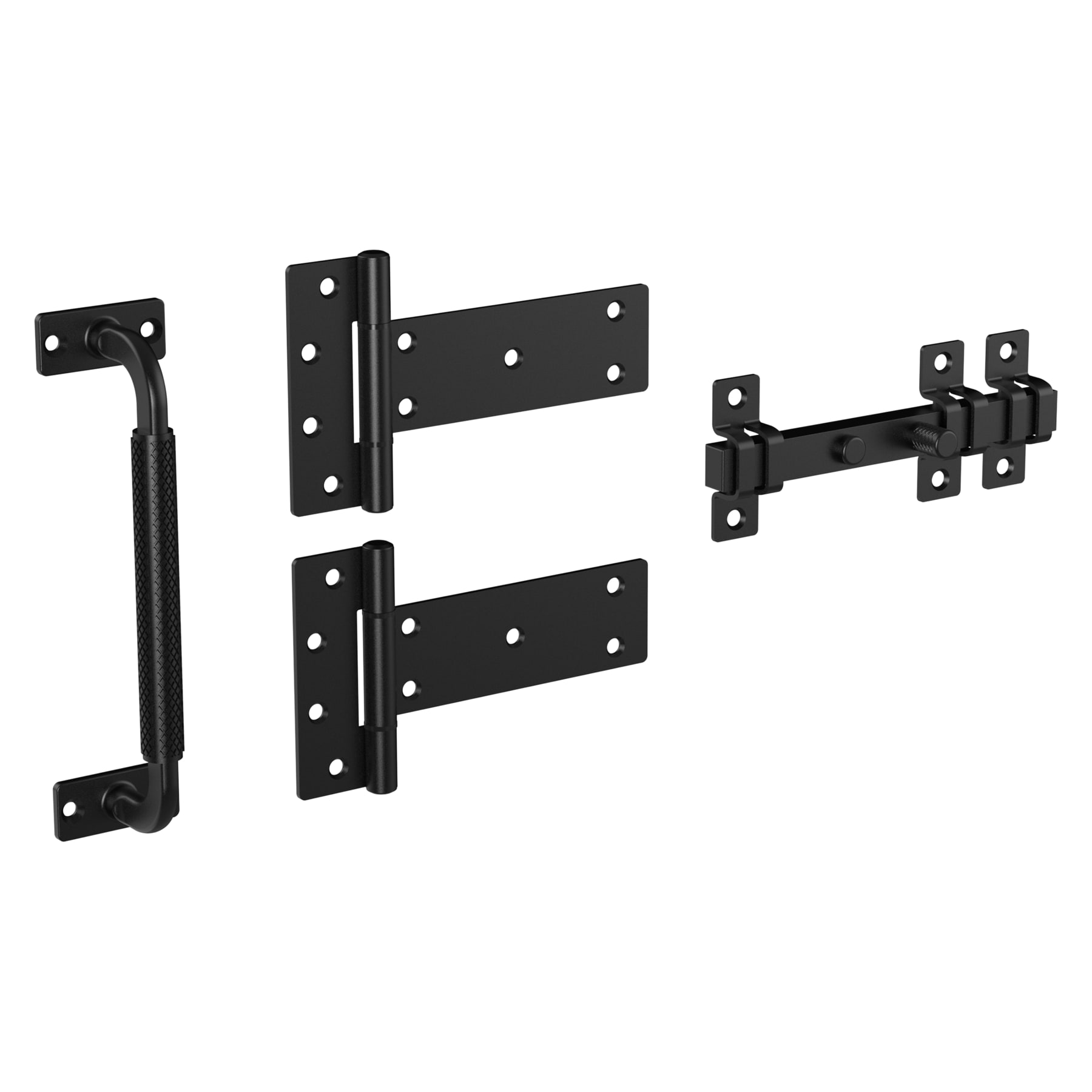 National Hardware V1127 - Industrial Gate Kit in Black