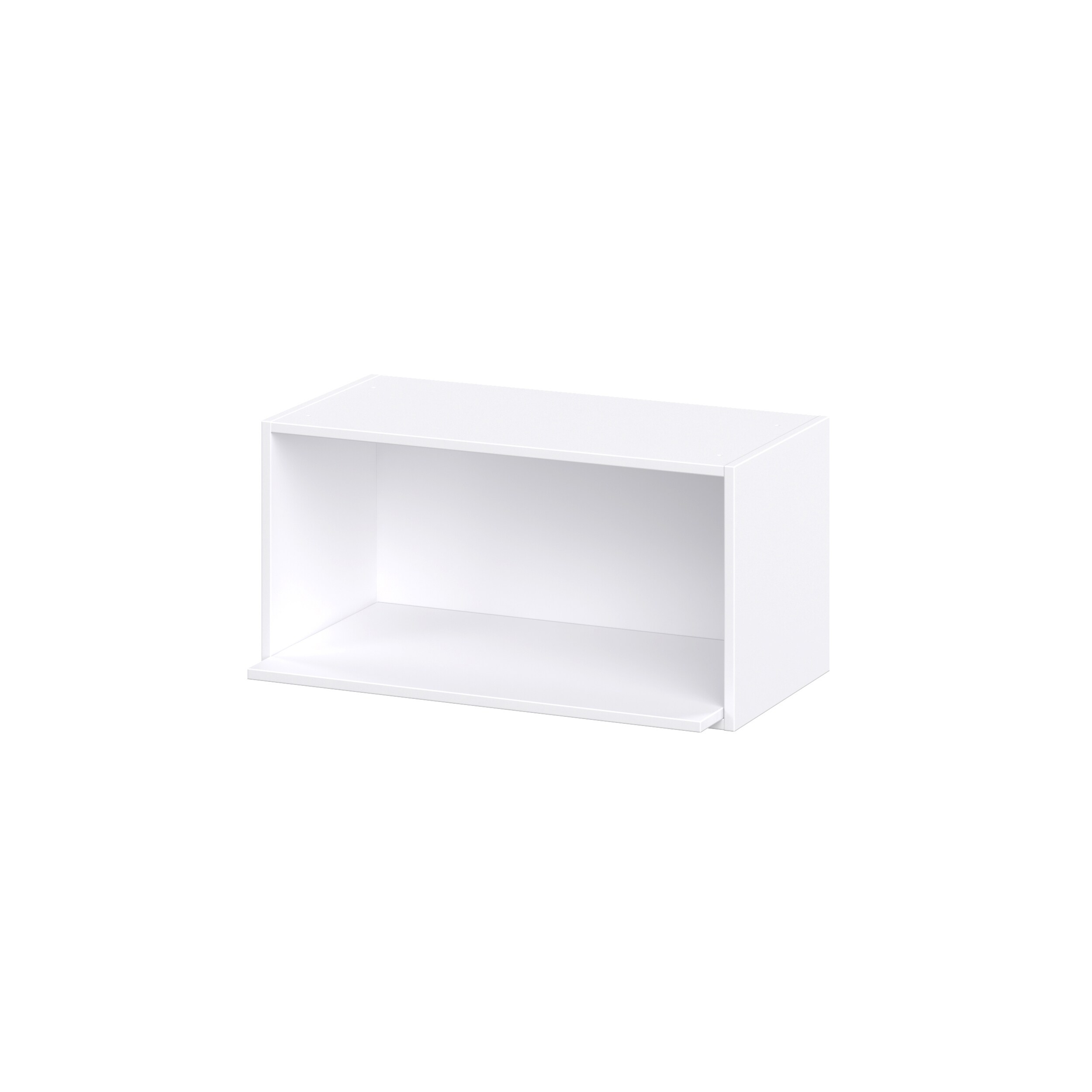 Hugo&Borg Rosemont 30-in W x 15-in H x 14-in D Glacier White Microwave Wall Fully Assembled Cabinet (Recessed Panel Style)