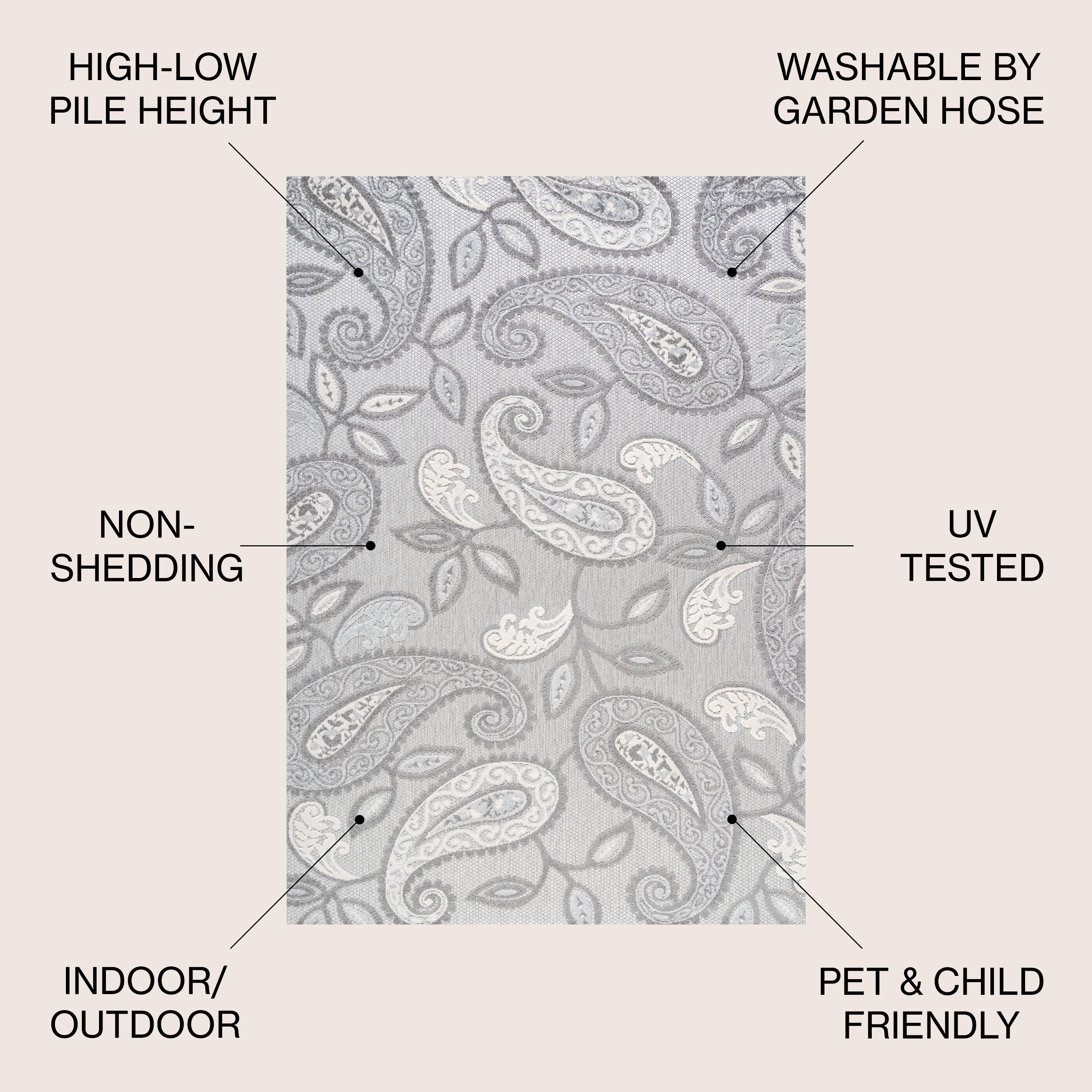 JONATHAN  Y AMC102A-5 rugs - View #3