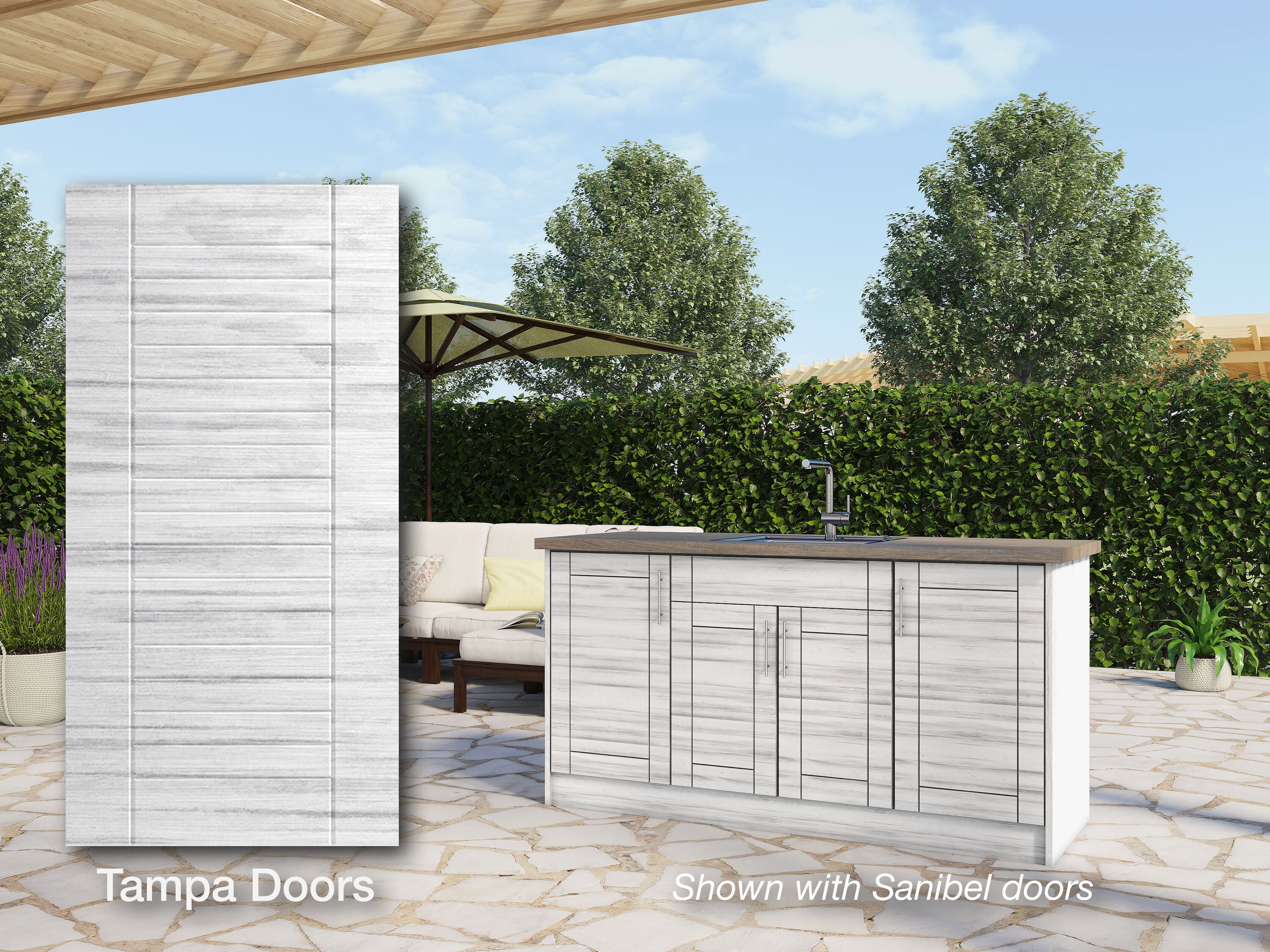 WeatherStrong WSE66SB-TWW Modular-Outdoor-Kitchens - View #2