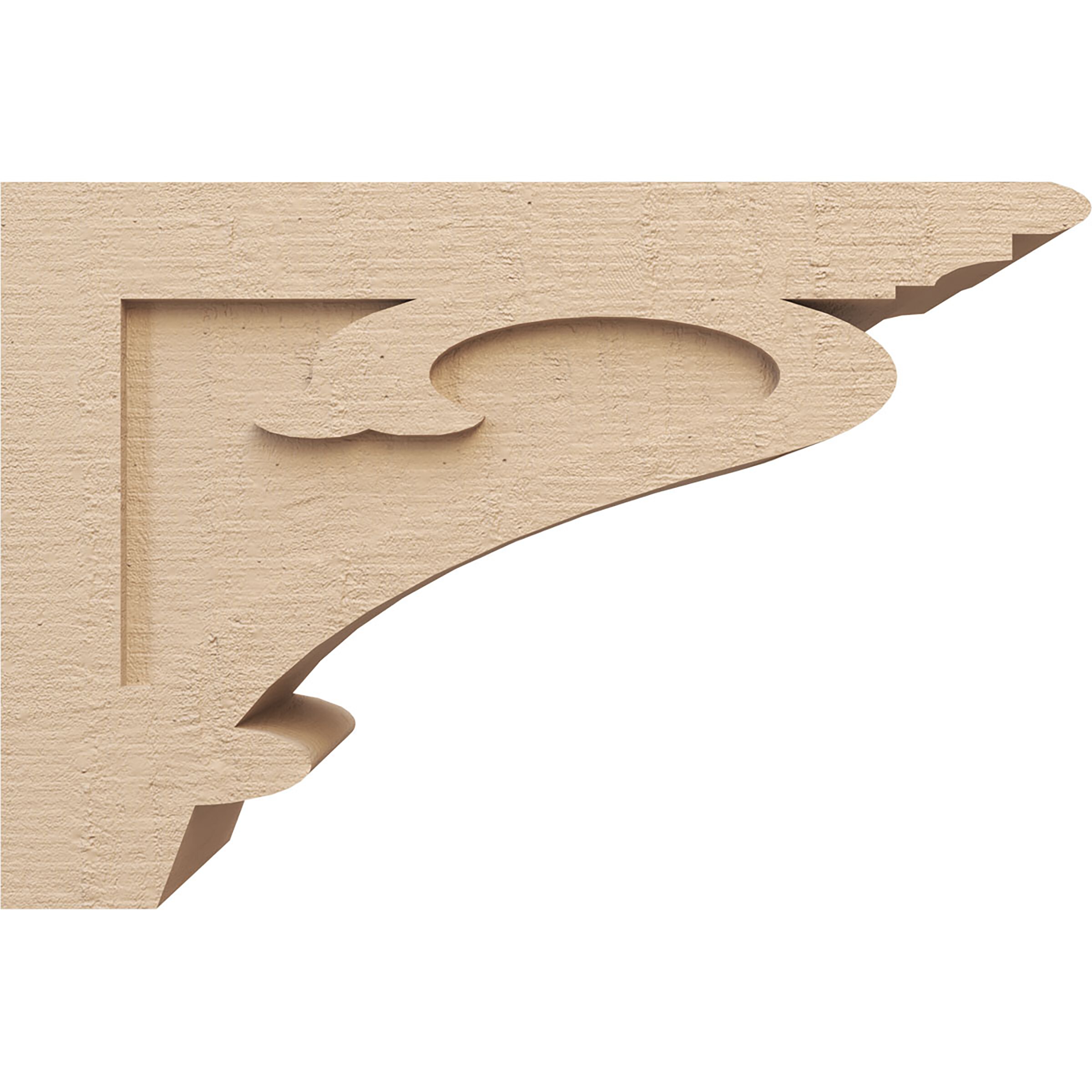 Ekena Millwork CORU08X24X16MAYRCPR corbels - View #3