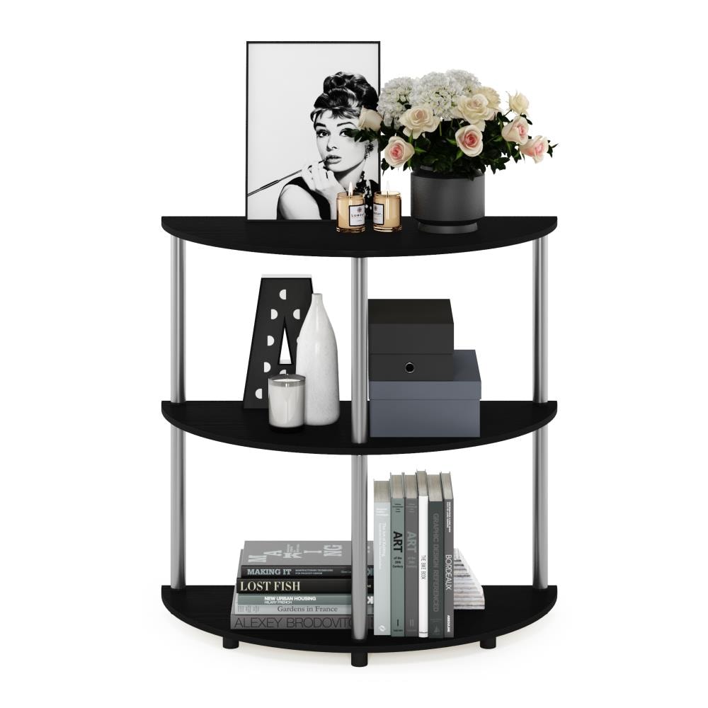 Furinno 18100BOK Frans Modern Black Oak Console table