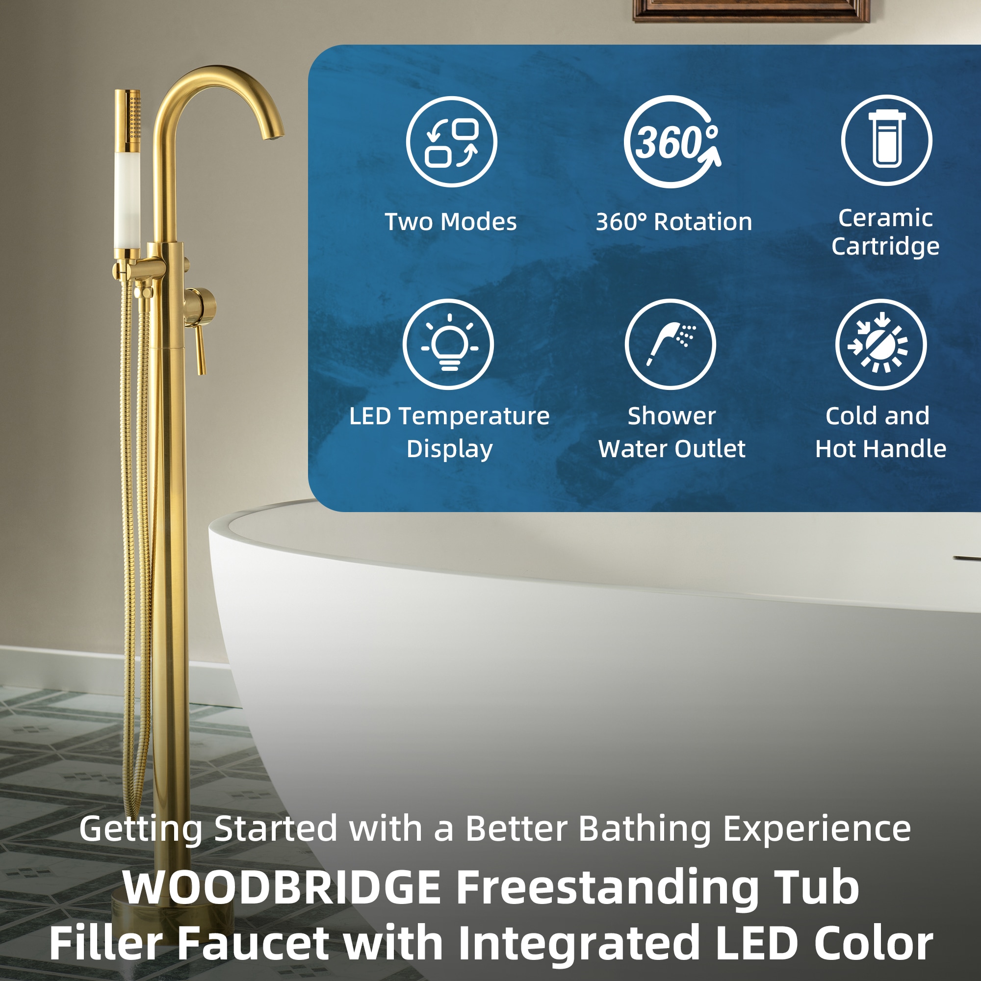 Woodbridge LF934 Roman-Tub-Faucets - View #11