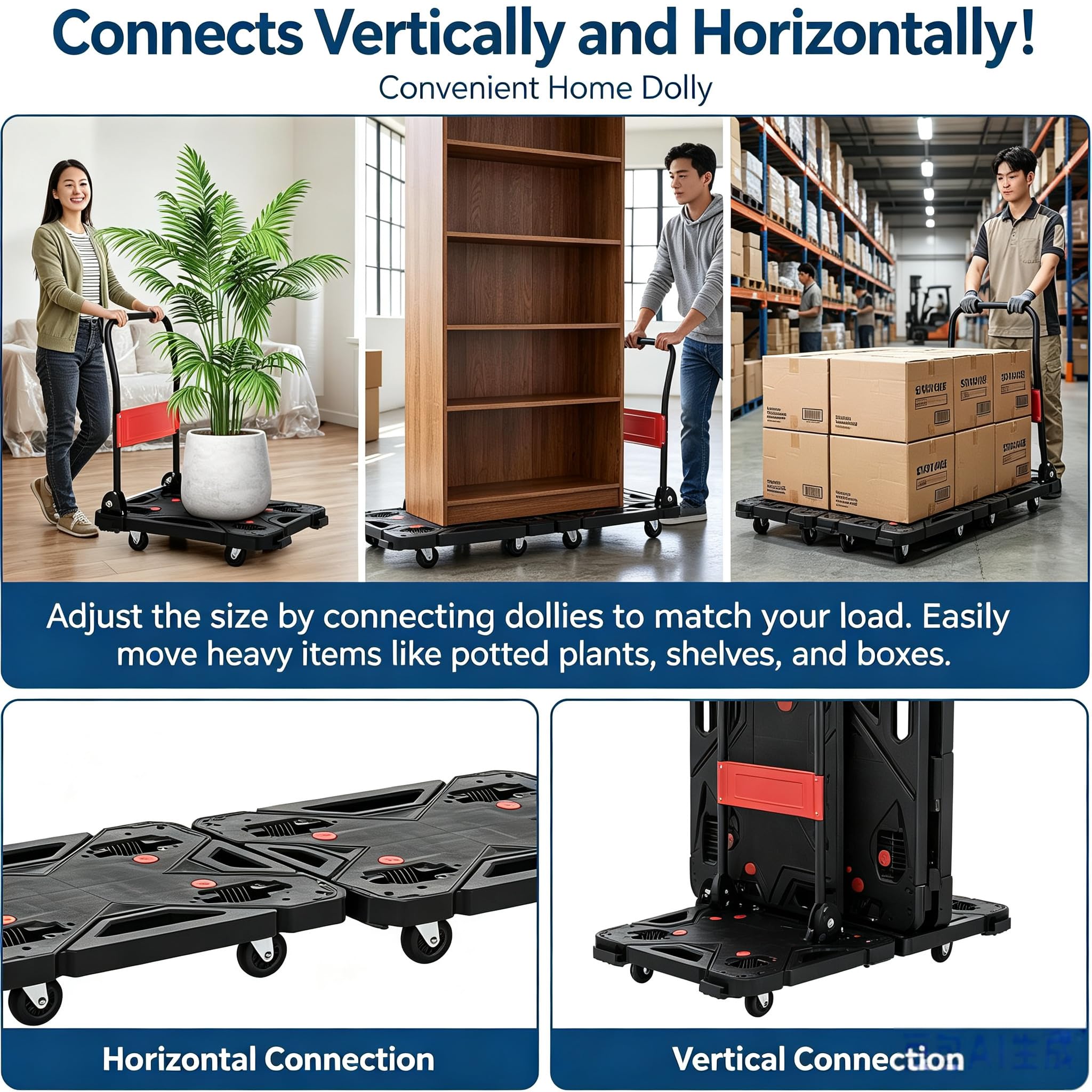 GarveeLife CLJ-2K74VW-IFG1BYG Hand-Truck-Dollies - View #5