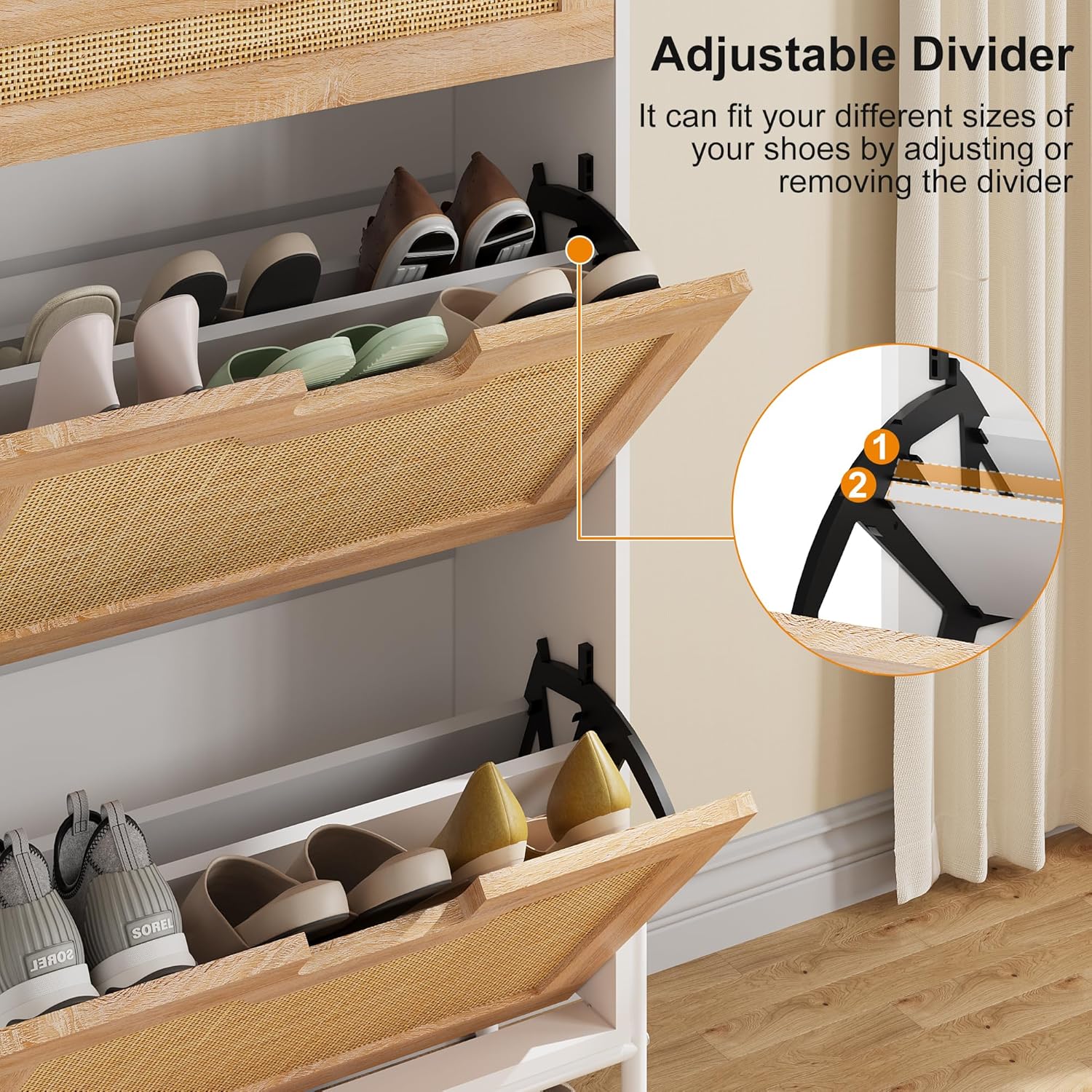 Qeetex DHZ-PHO-0Y1U7ZWI Shoe-Racks - View #4