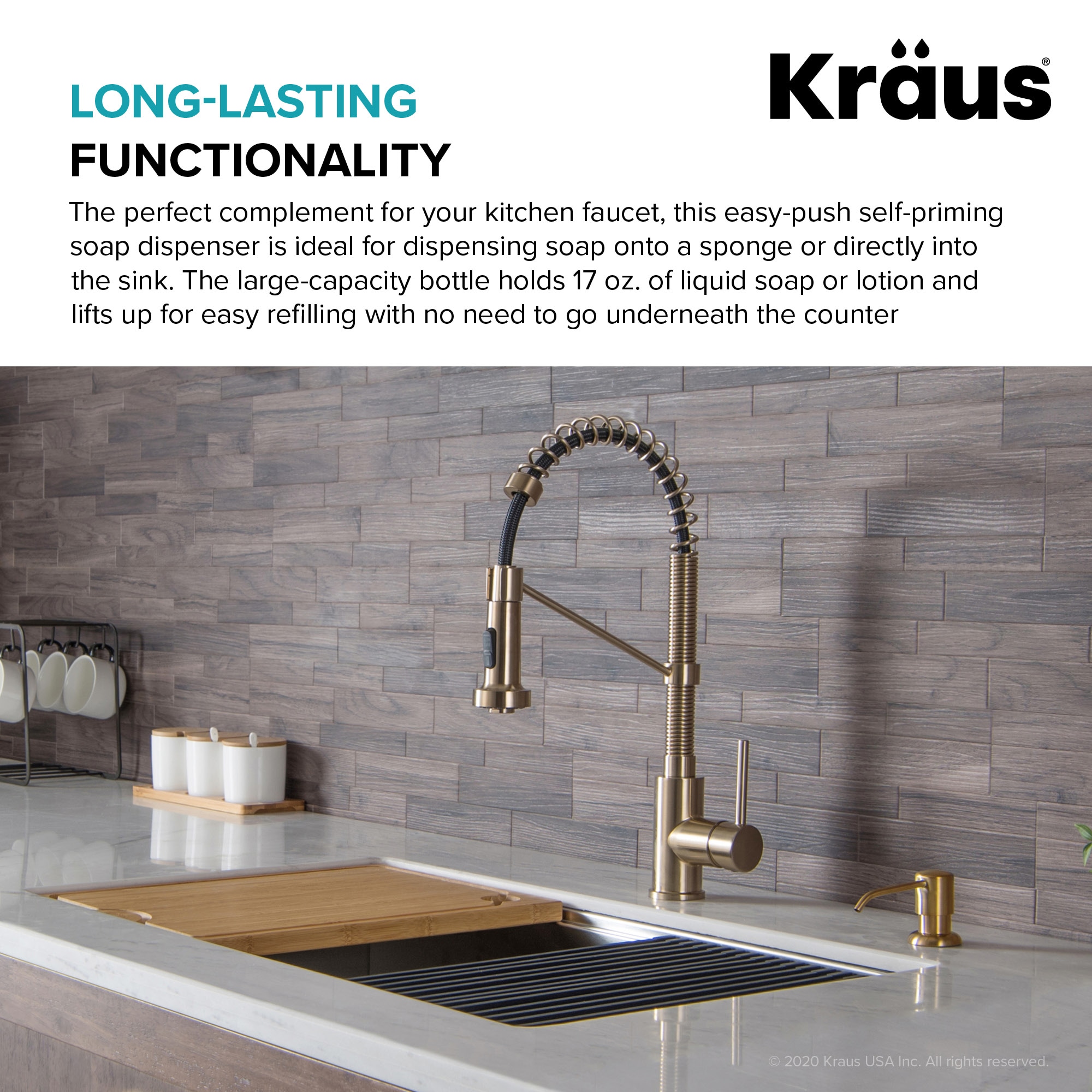 Kraus KSD-53BB Soap-Lotion-Dispensers - View #6