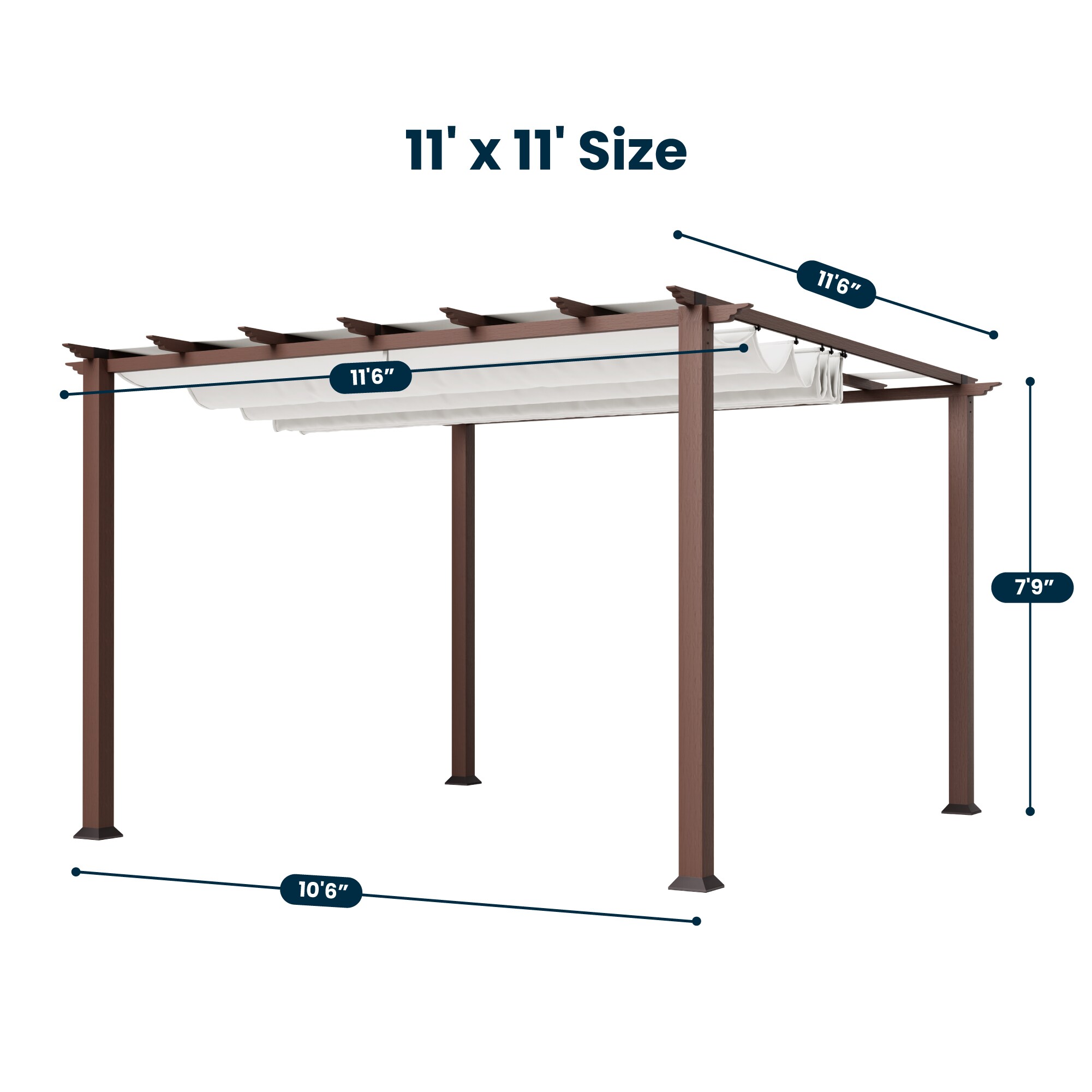 Paragon Outdoor PR11WD2W Pergolas-2 - View #6