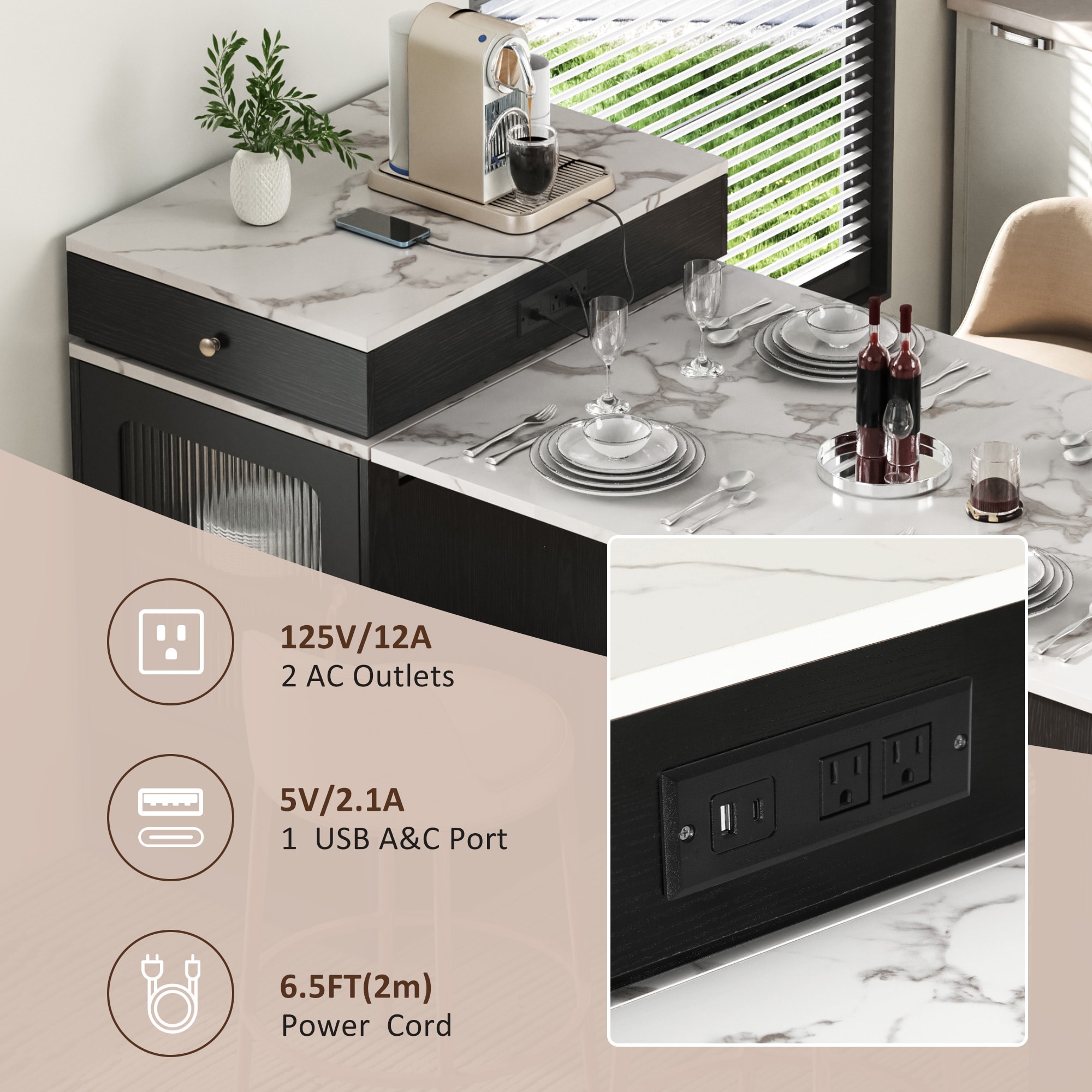 SINOFURN SYB260035WT Kitchen-Furniture - View #18