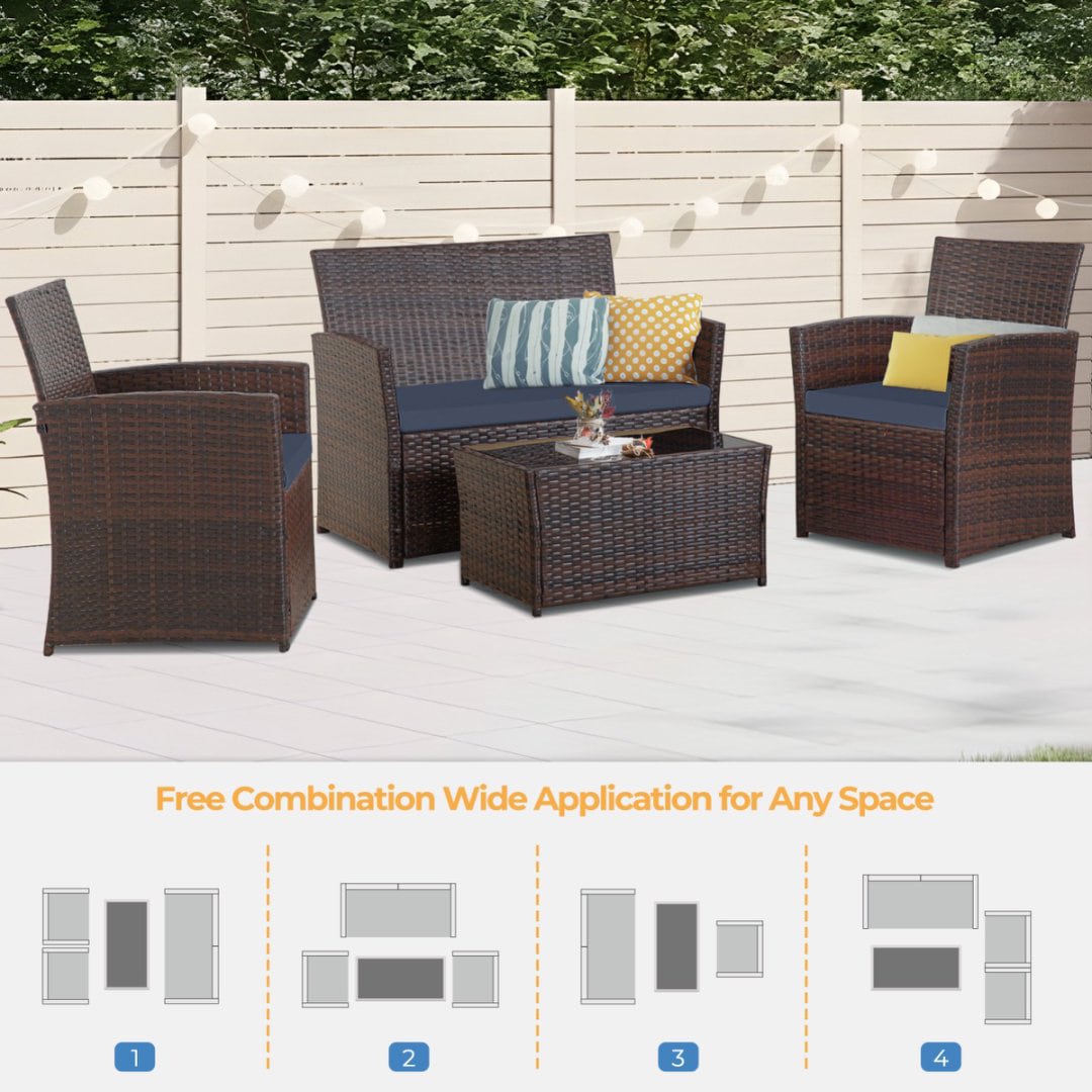 EarlGrove LS-SJT002BRBL Patio-Conversation-Sets - View #8