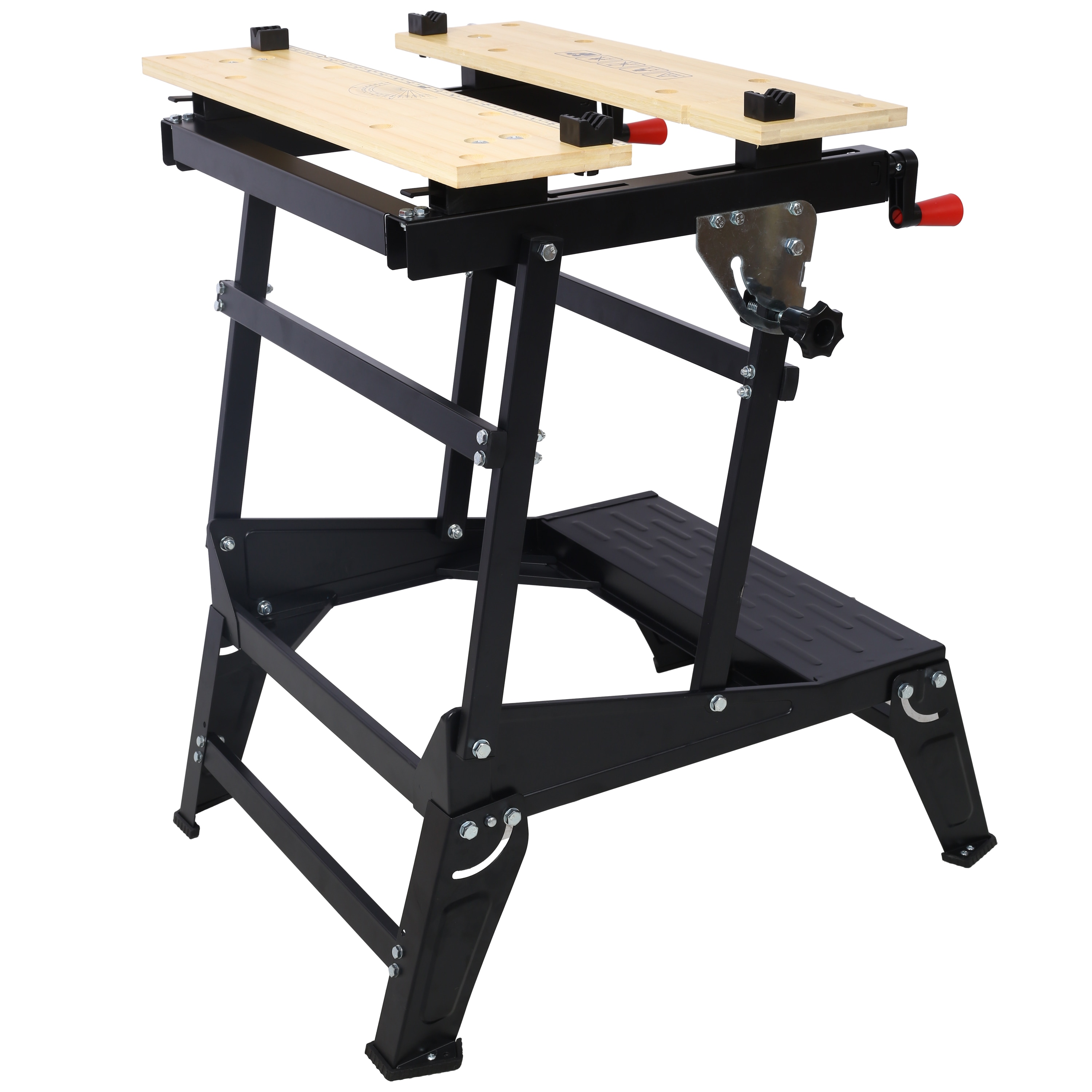 Siavonce XH194165 23.7-in L x 30.5-in H Black Wood Portable Work Bench