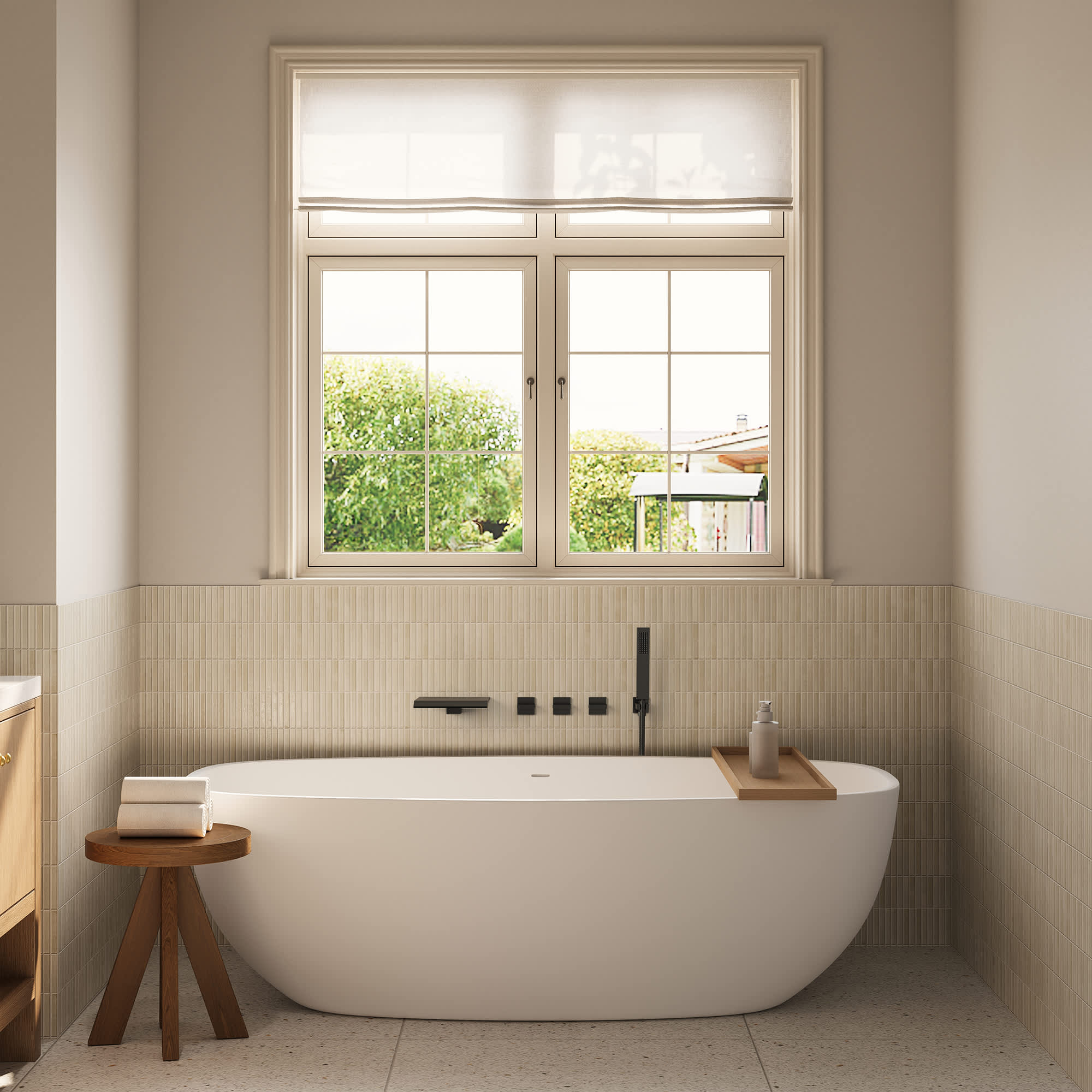 EVERSTEIN SFS-1111-BK Roman-Tub-Faucets - View #16