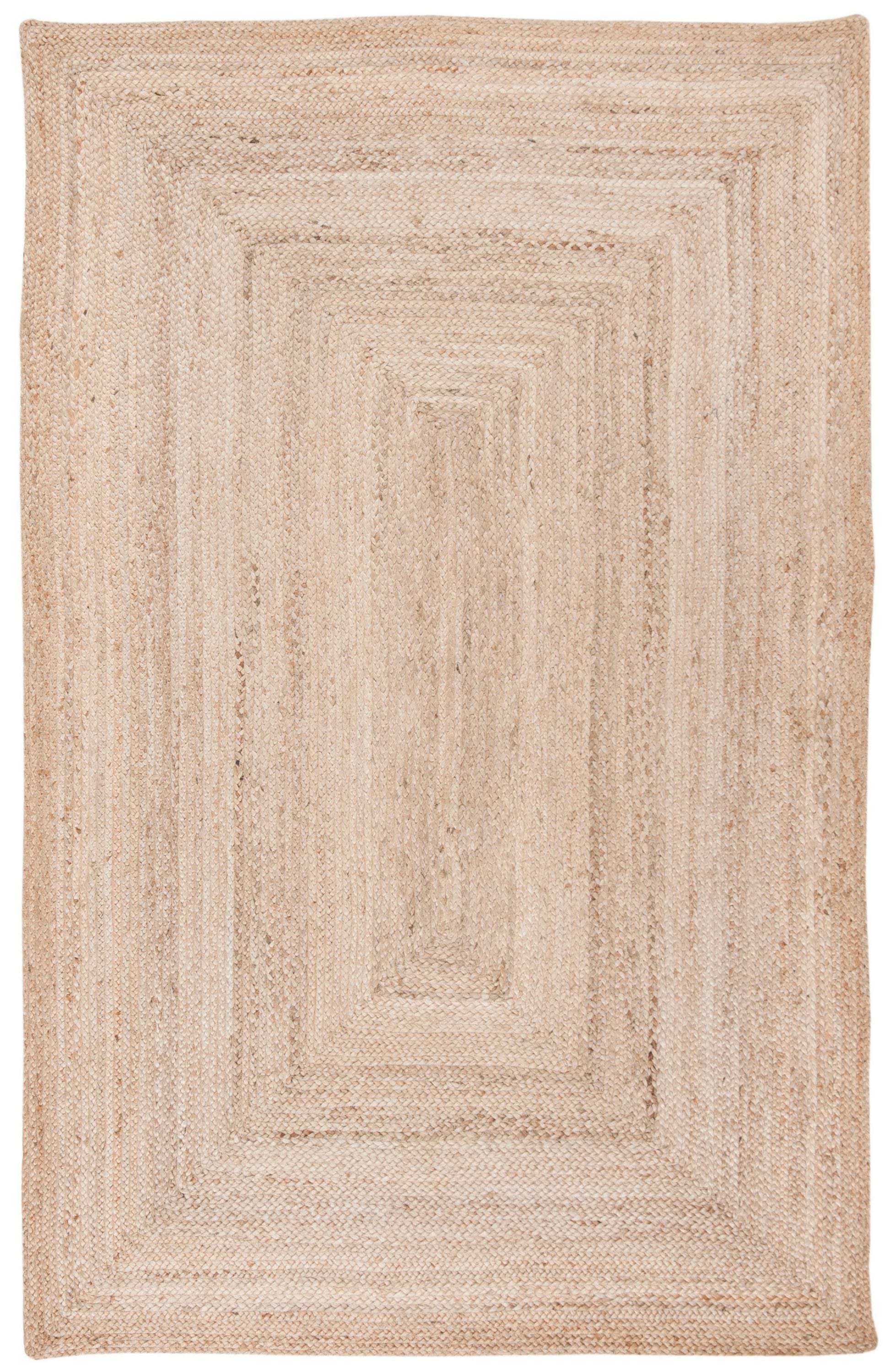 Natural Handwoven Jute Area Rug 3' x 5'