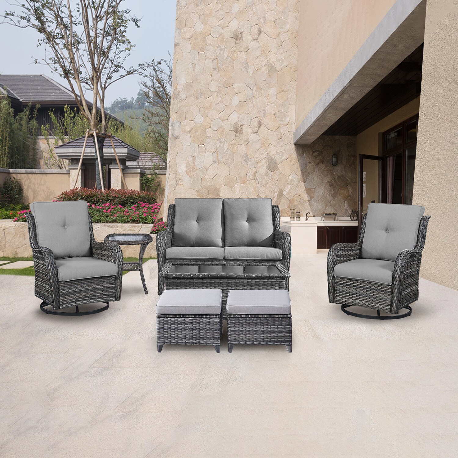 Rilyson FS039019026024016-2 Patio-Conversation-Sets - View #2