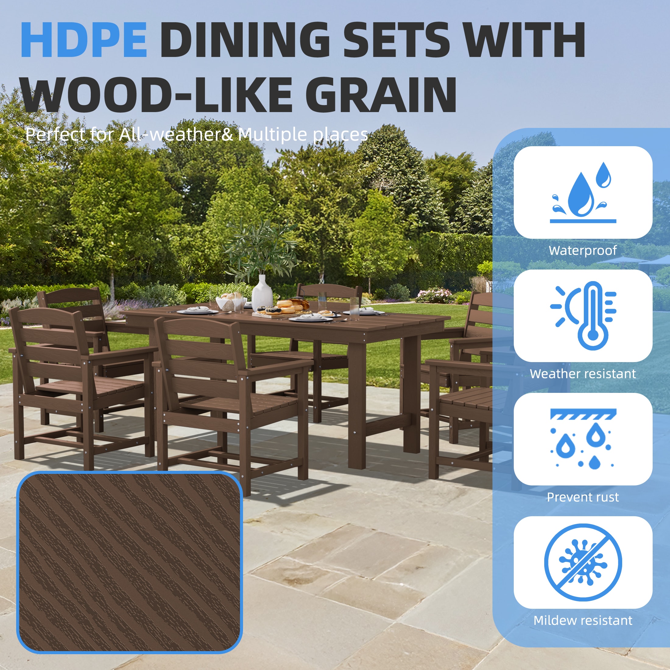 JEAREY PEJYCZY07-BN Patio-Dining-Sets - View #6