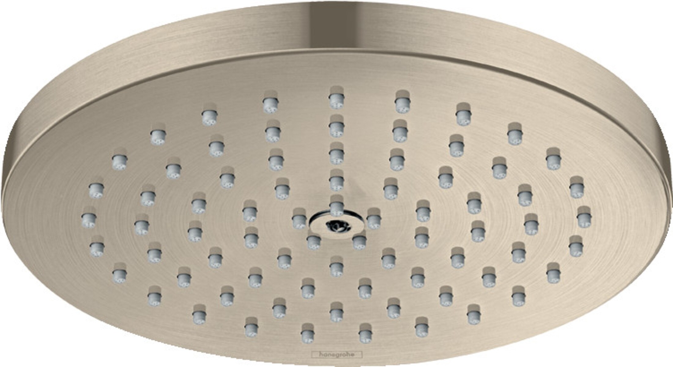 Hansgrohe Raindance S Brushed Nickel Round Rain Fixed Shower Head 2 Gpm