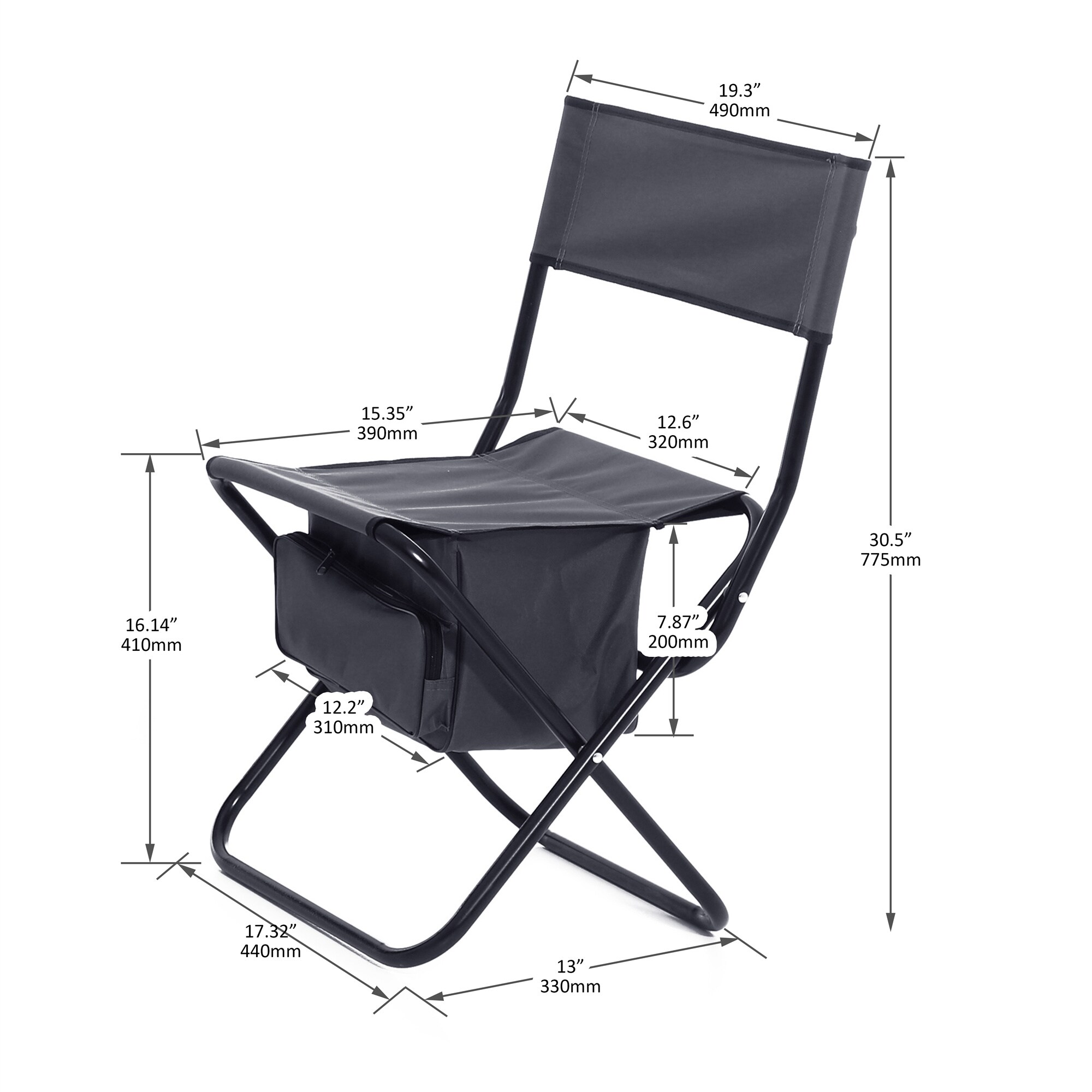 BABOOM BOM-4172221-OR Beach-Camping-Chairs - View #6