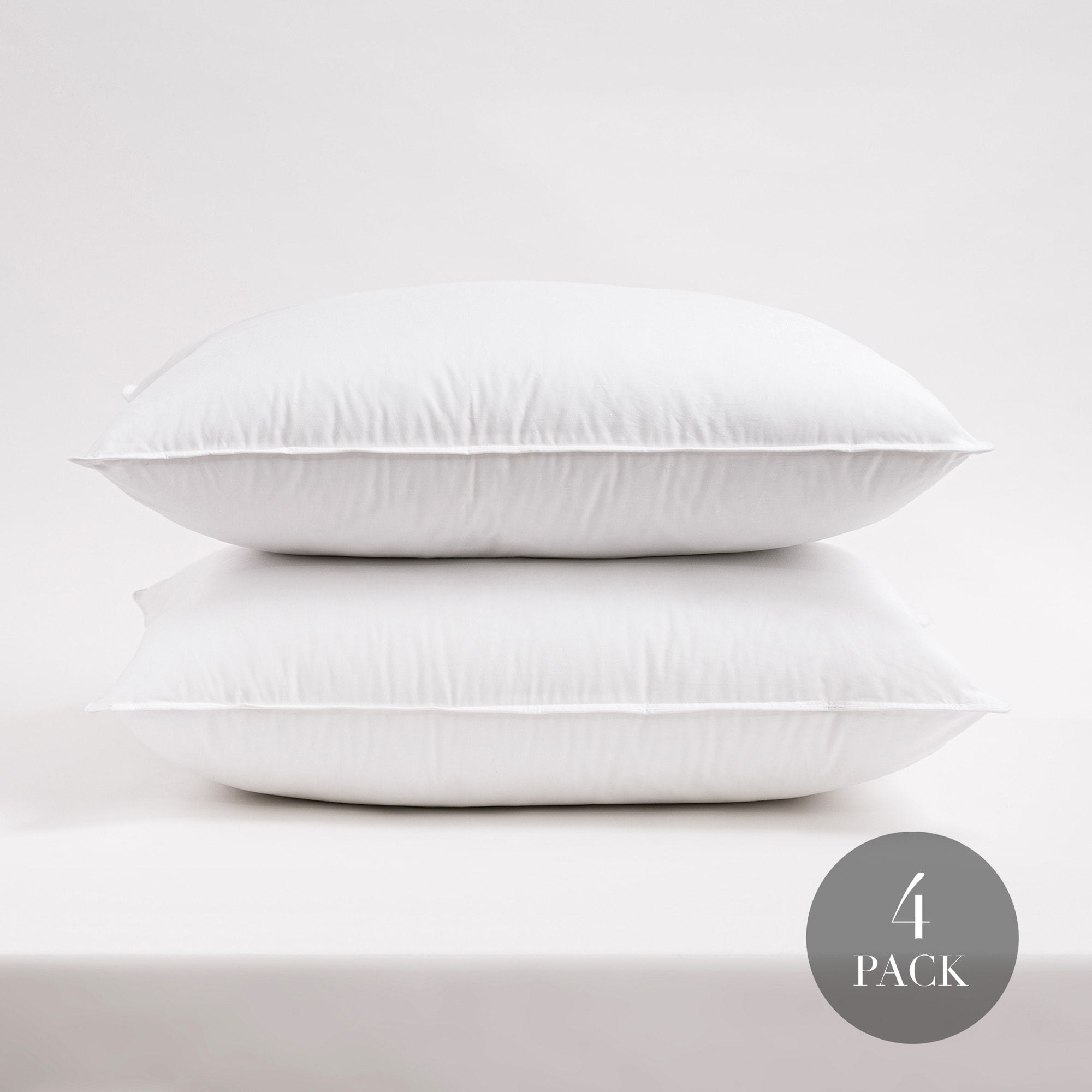 Cozy Essentials BMI-20189L-1 4 -Pack Standard Medium Down alternative Bed Pillow
