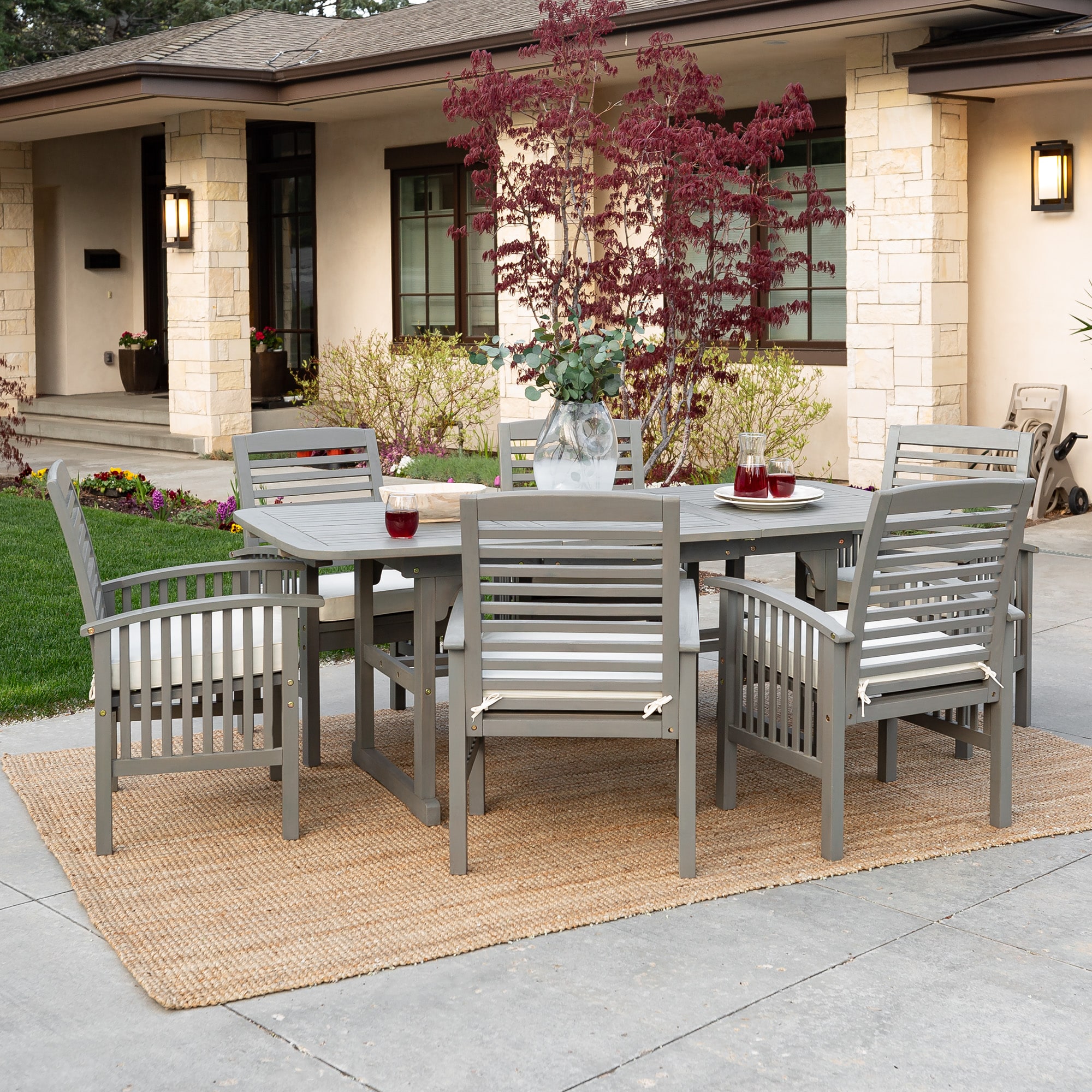 Walker Edison LWW7SGW Patio-Dining-Sets - View #3