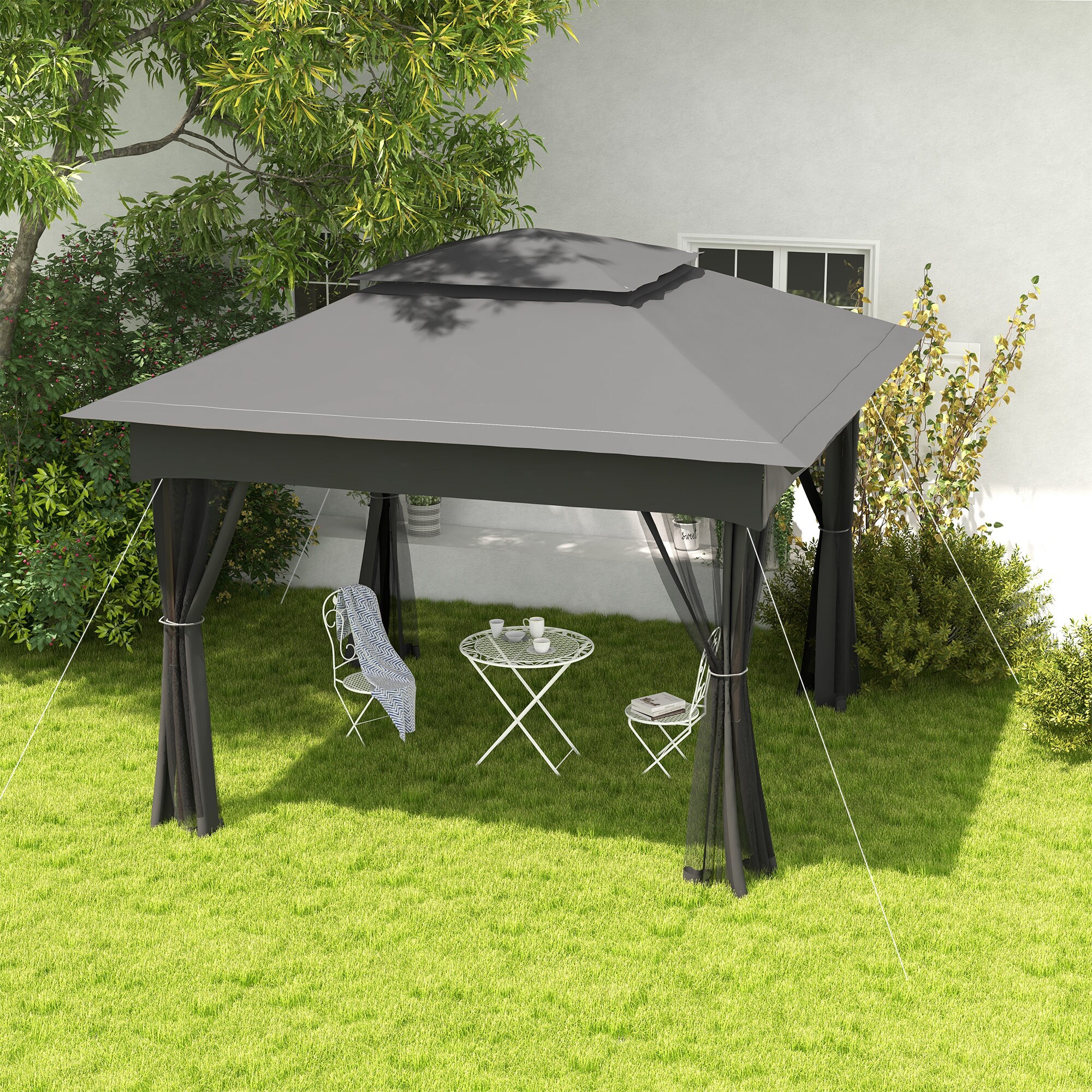 ToolCat BZ2-47-PW Wood-Resin-Gazebos - View #10
