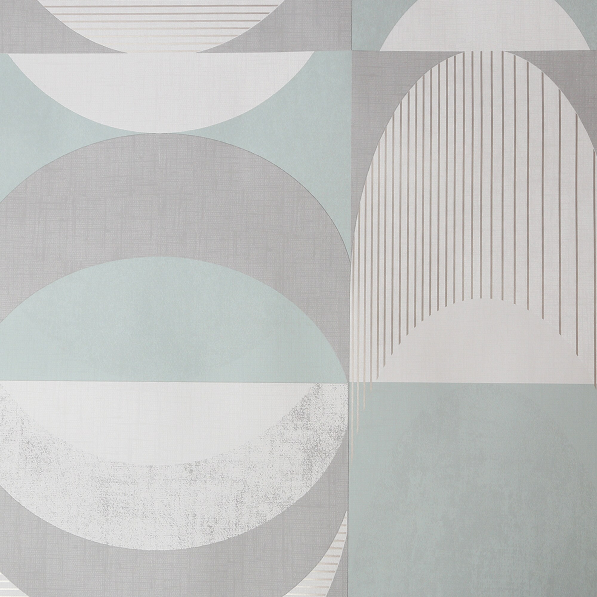 Sublime 11509794 Decadence 8-in Mint Paper Geometric 56-sq ft Unpasted Paste the paper Wallpaper Sample