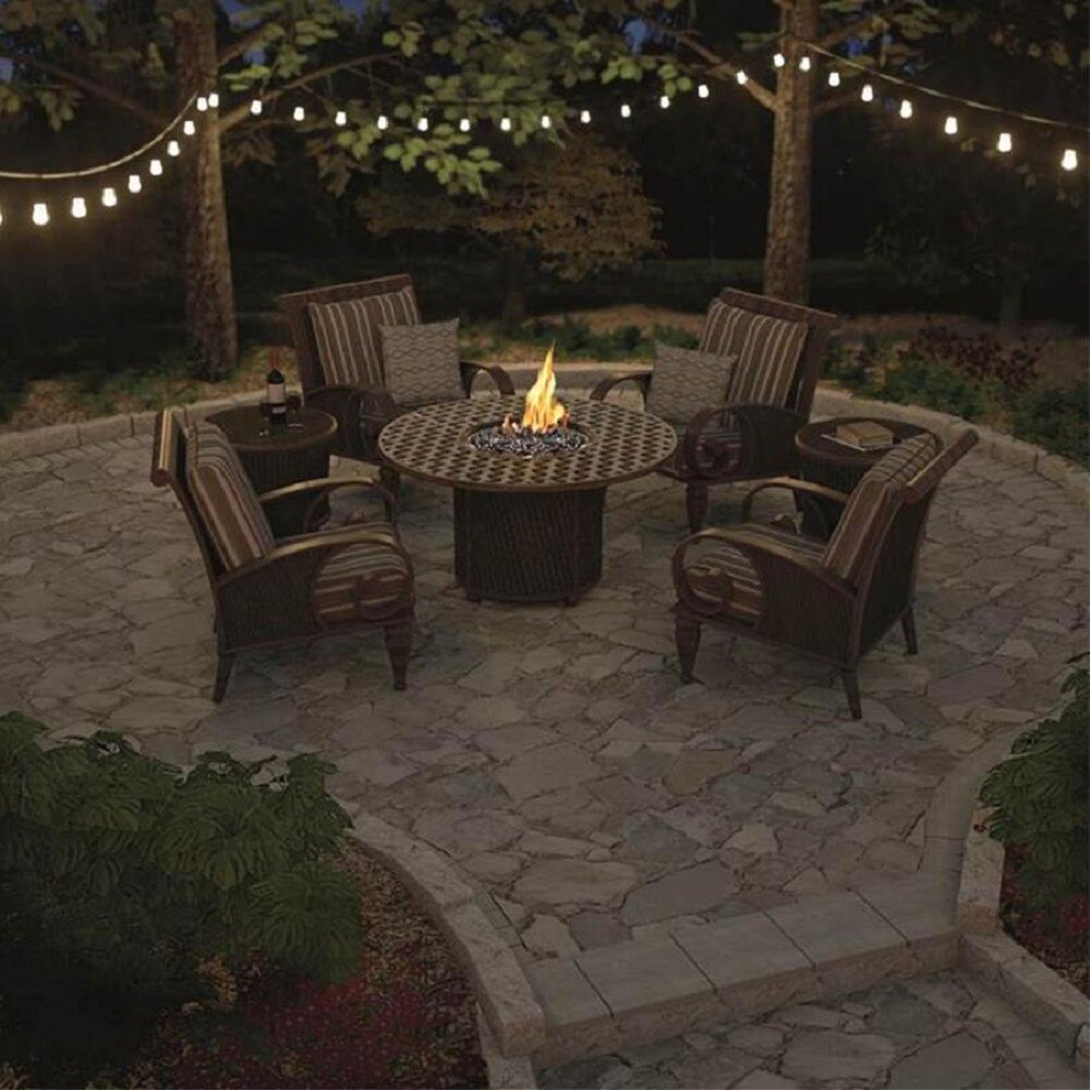 Harbor Breeze 24-ft Plug Black Indoor/Outdoor String Light with 12 White Incandescent Edison Bulbs