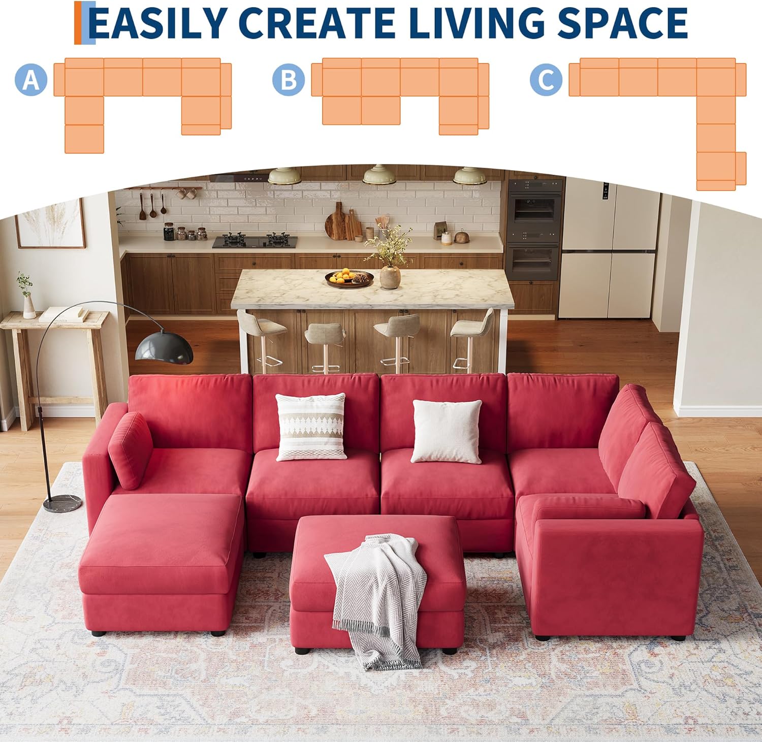 Garvee CJH-VAM-33XLD47K Sofas-Loveseats - View #8