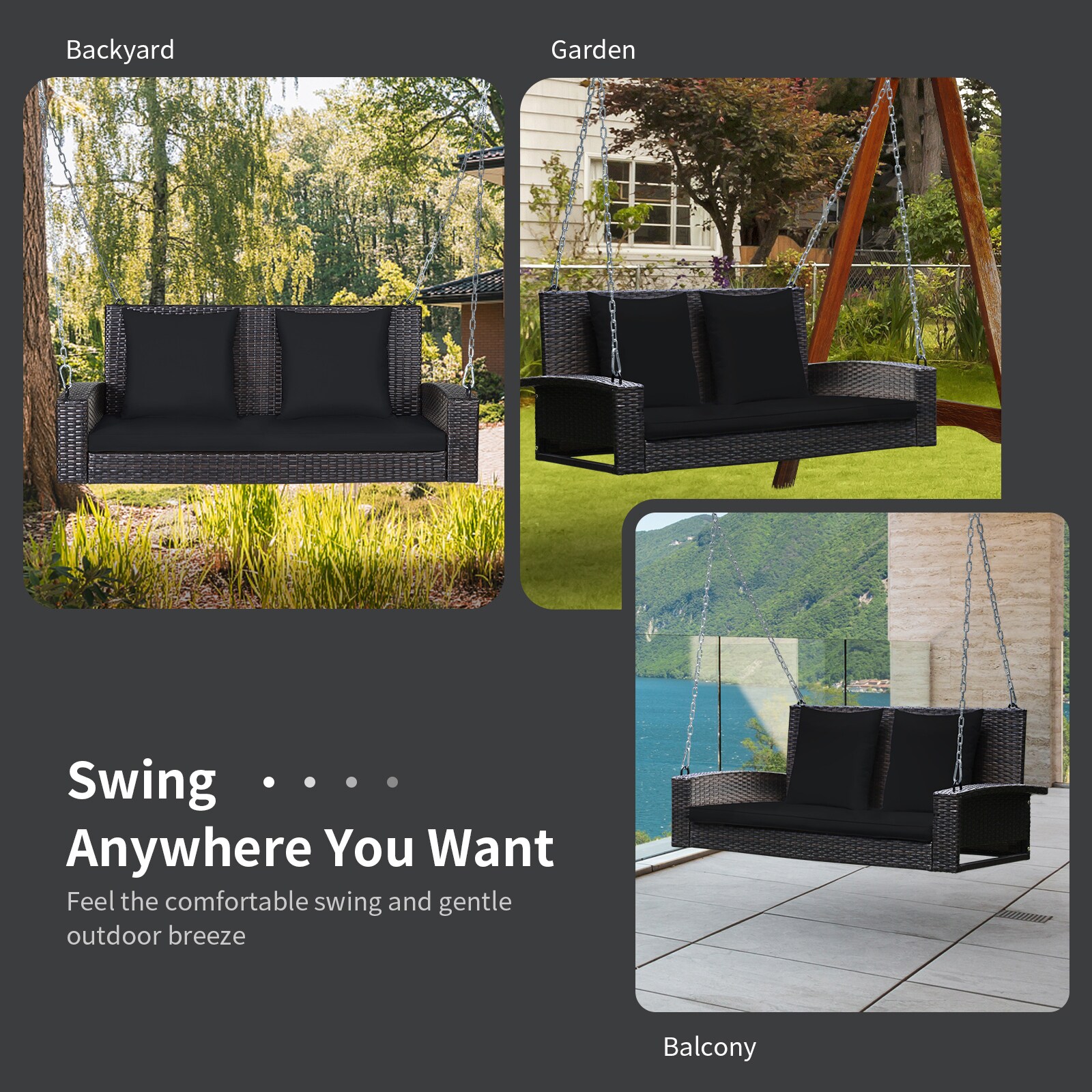 Clihome CWCH-HW68AD879DK Swing-Gliders - View #7