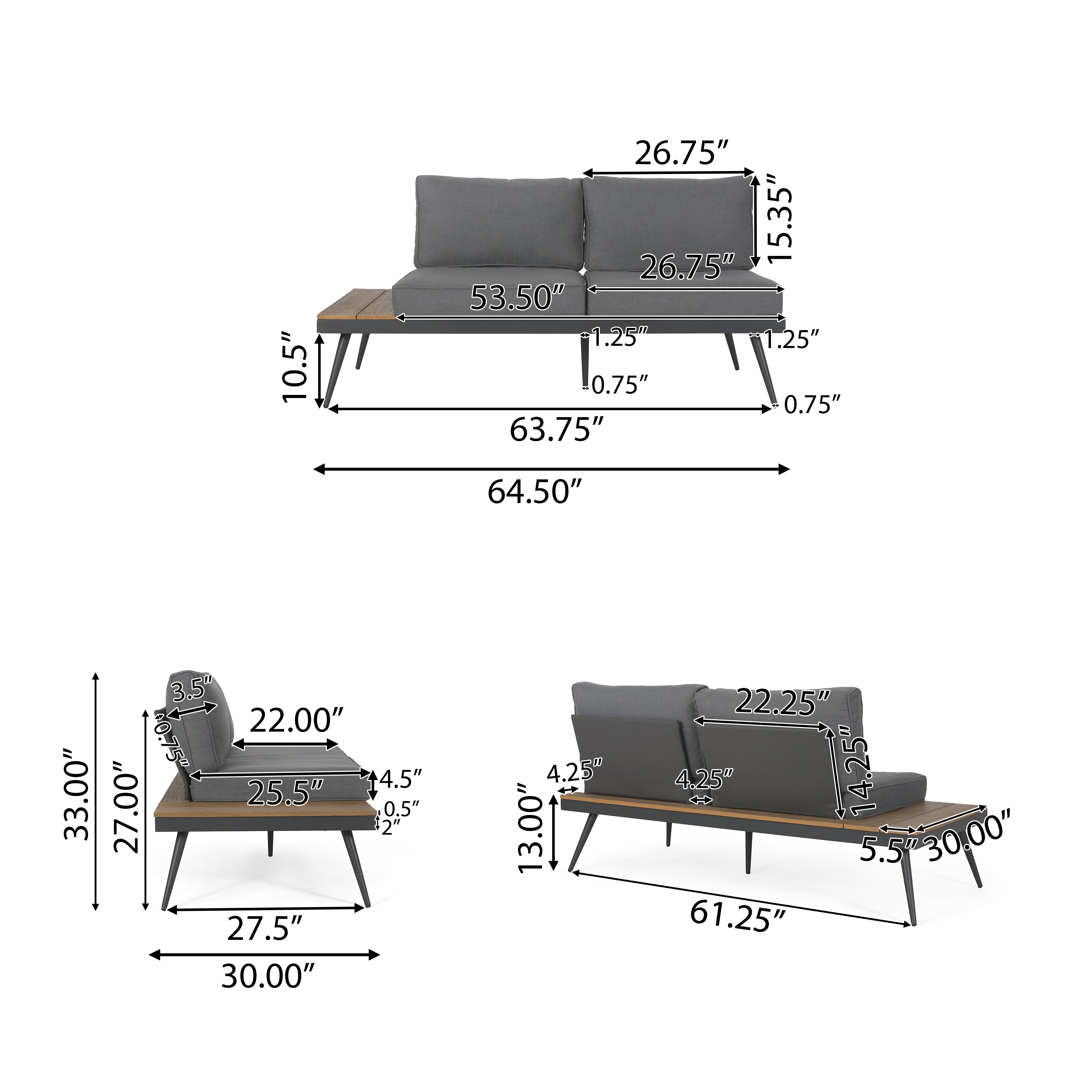 Christopher Knight Home 305123 Patio-Sofas-Daybeds - View #12