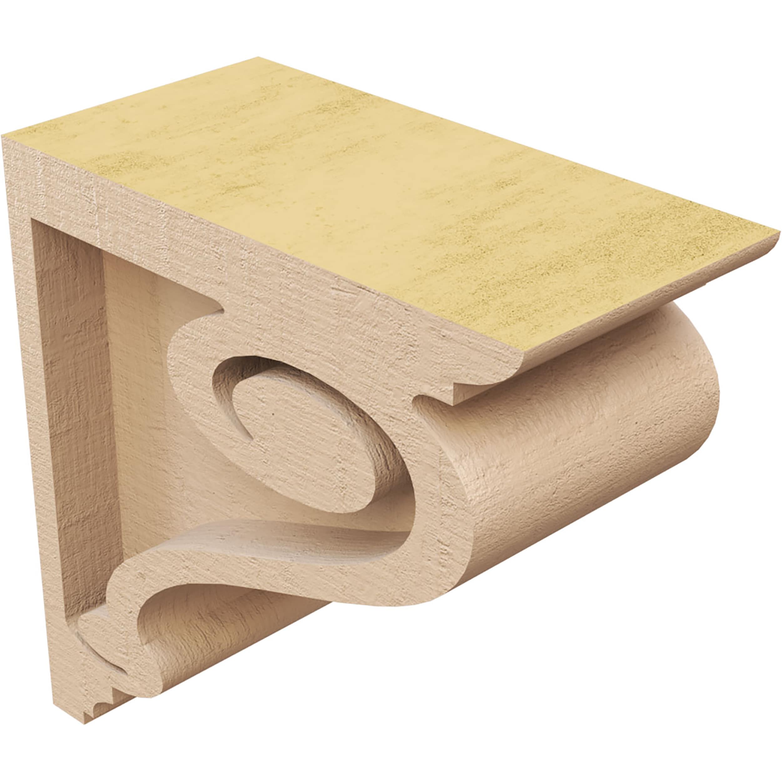 Ekena Millwork CORU02X04X04SCRRCPR corbels - View #5