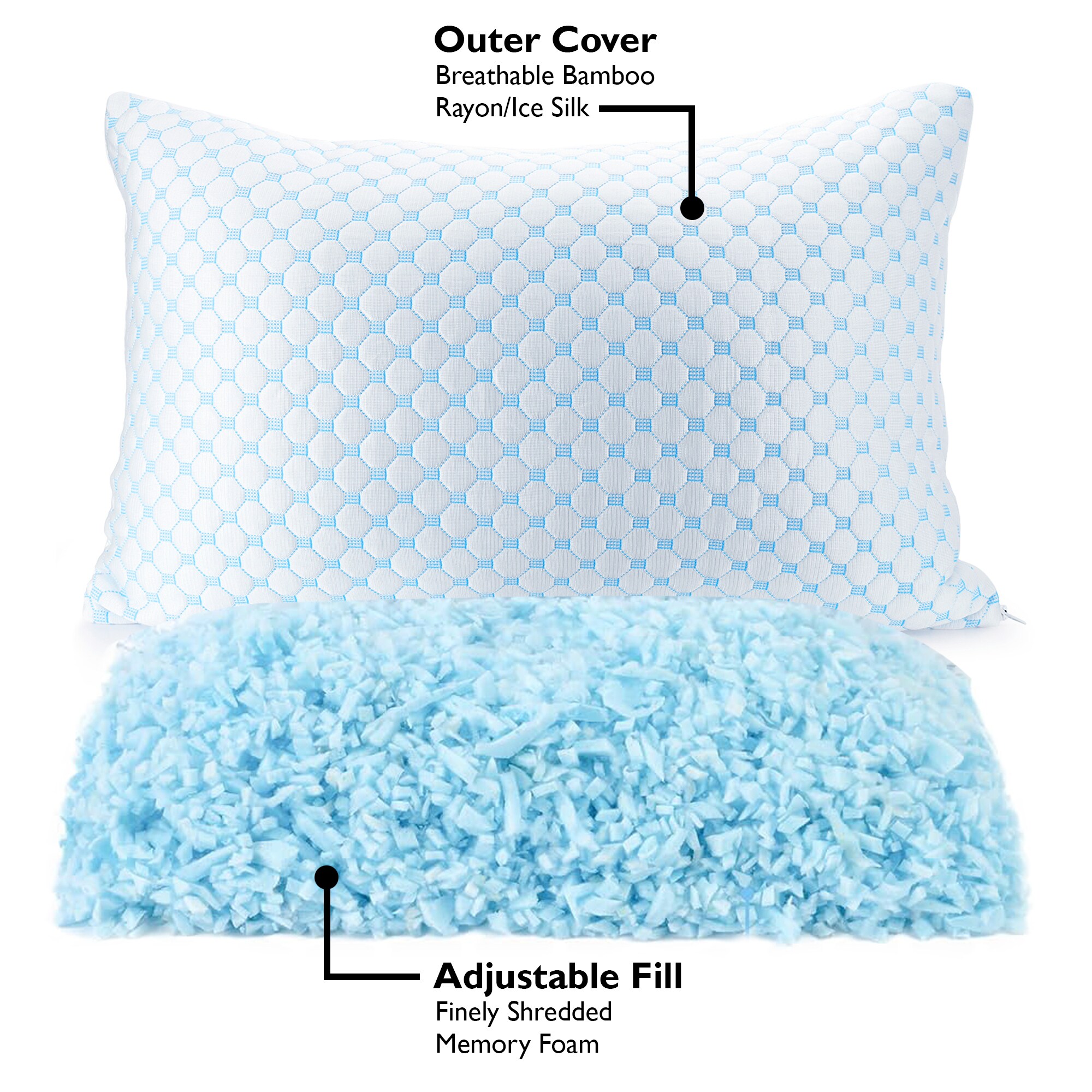 Glance PILL100 Bed-Pillows - View #2