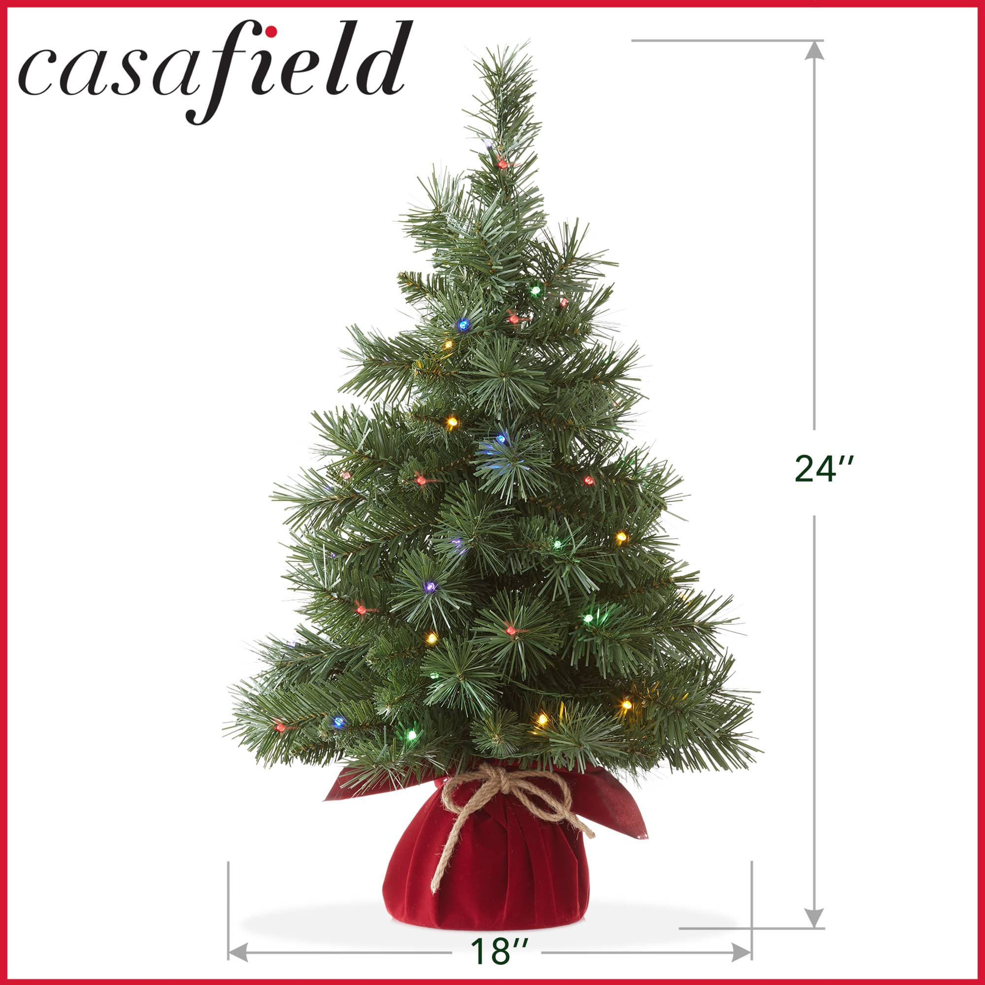 Casafield SZN-TR-612L-MLT Artificial-Christmas-Trees - View #6
