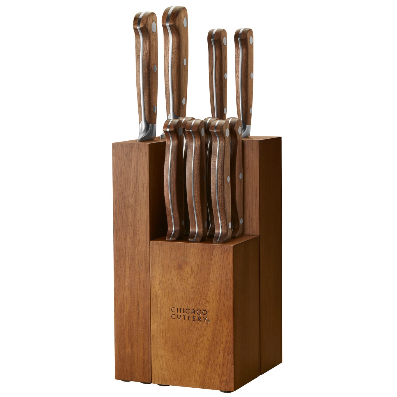 Chicago Cutlery Elston 16pc Knife Set with Block - Stainless Steel