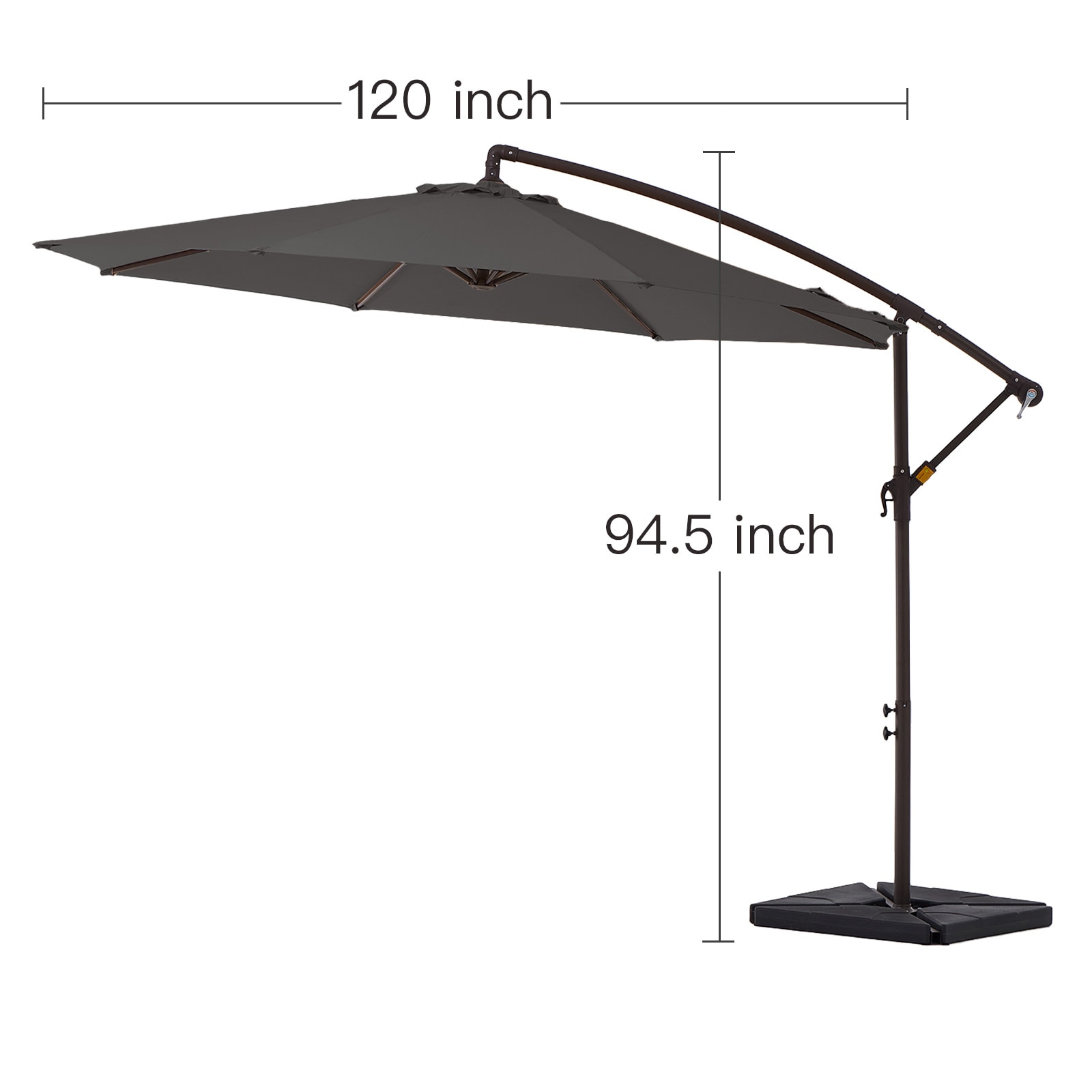 JEAREY JE-SXJS+DDSD-10FT-GR Umbrellas-2 - View #9