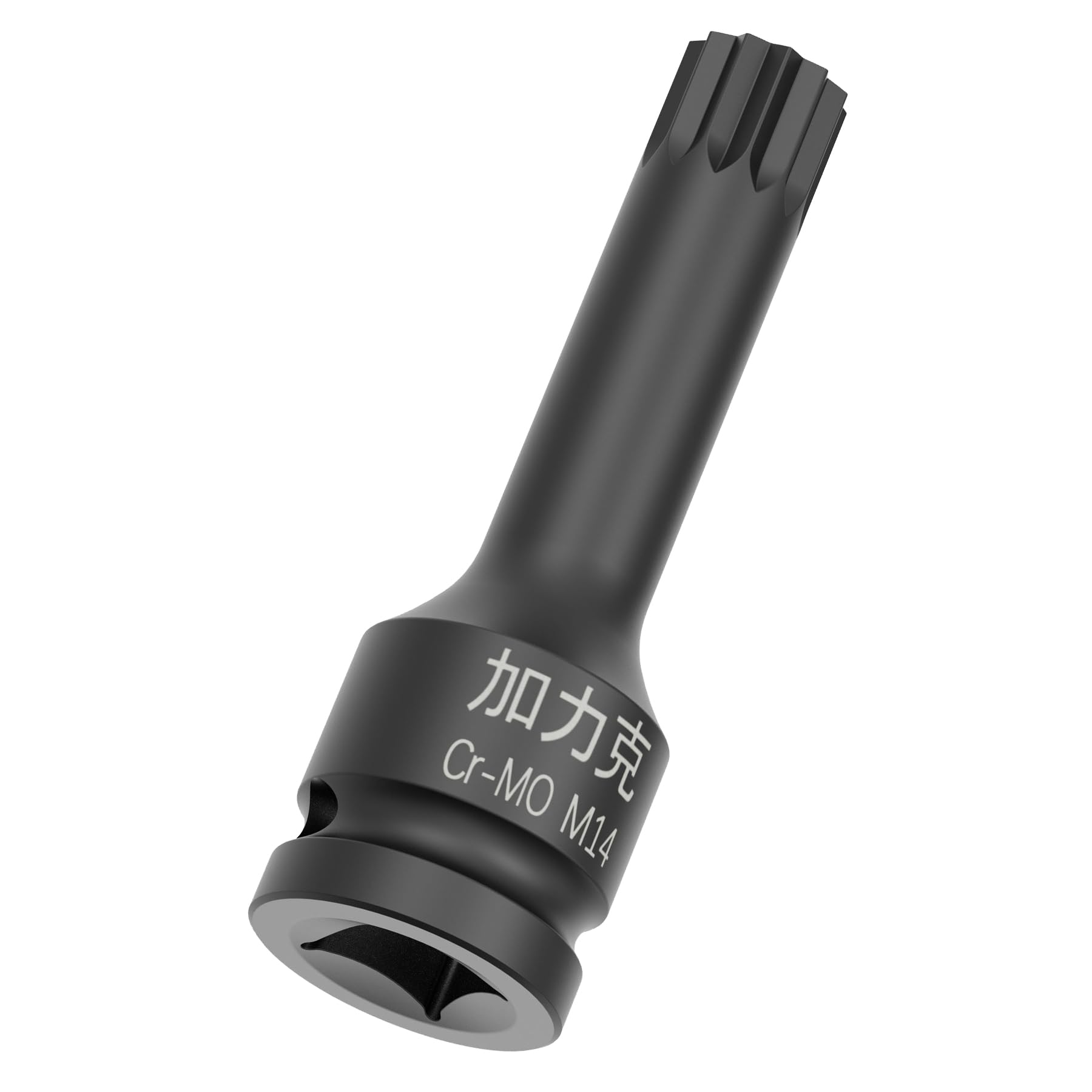 KHKFY  1/2 Drive M14 XZN Impact Triple Square Spline Bit Socket Metric 3 Inch Length Cr Mo Steel for Impact Drivers and Ratchets