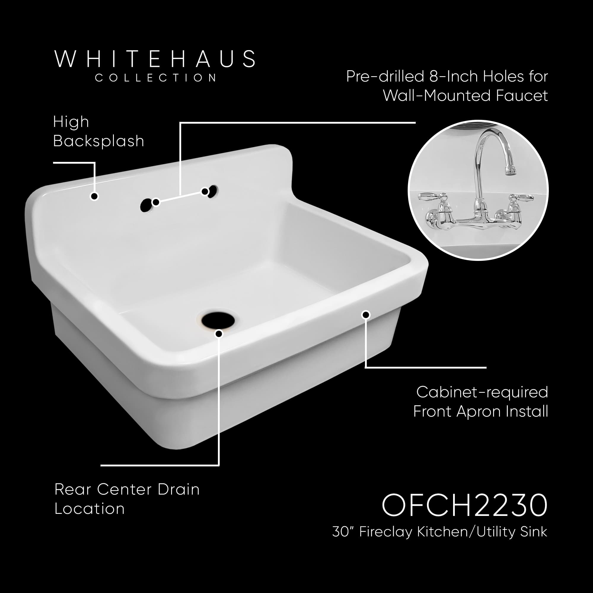 Whitehaus Collection OFCH2230-WHITE Kitchen-Sinks - View #4