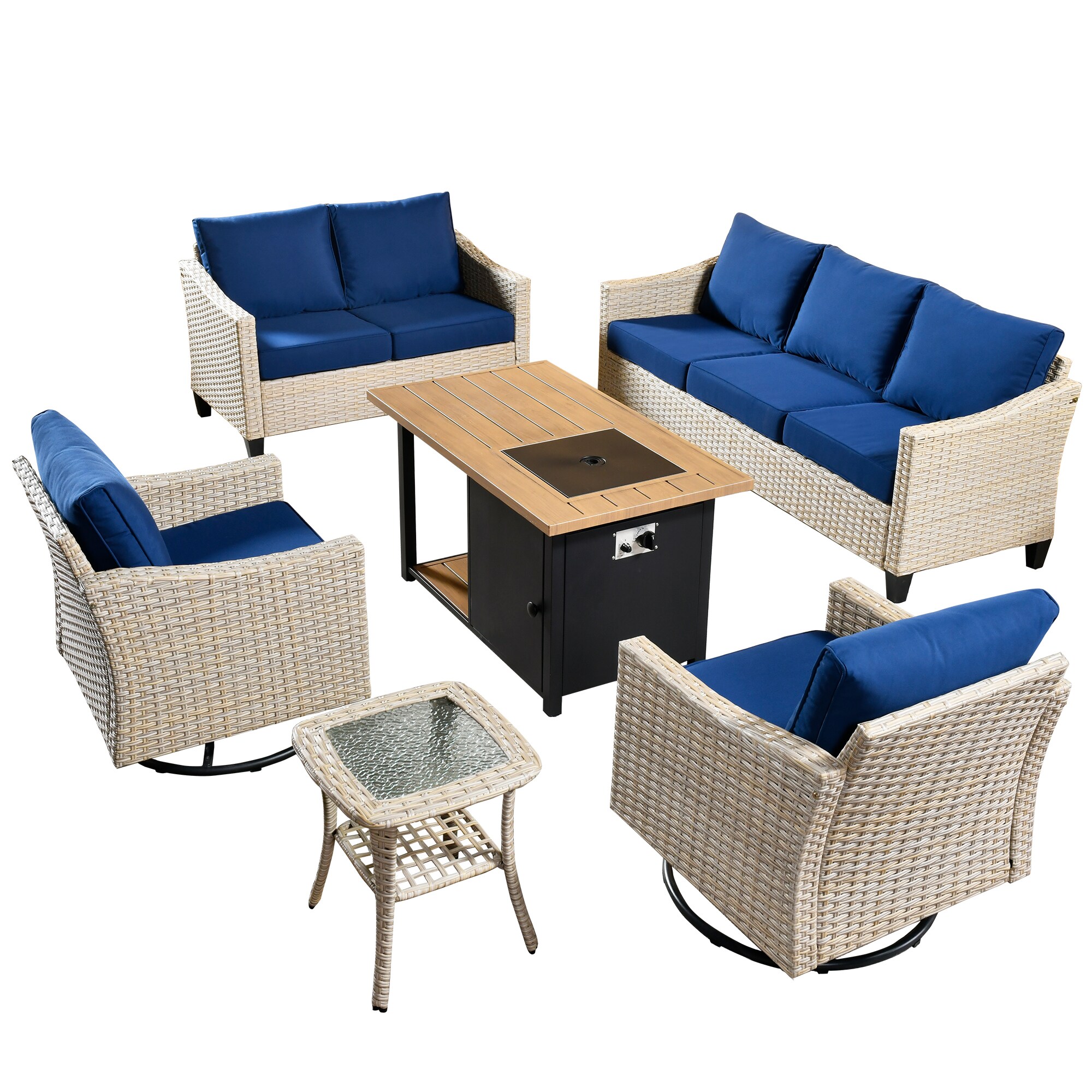 weaxty HMBFPDAR708 Patio-Conversation-Sets - View #2